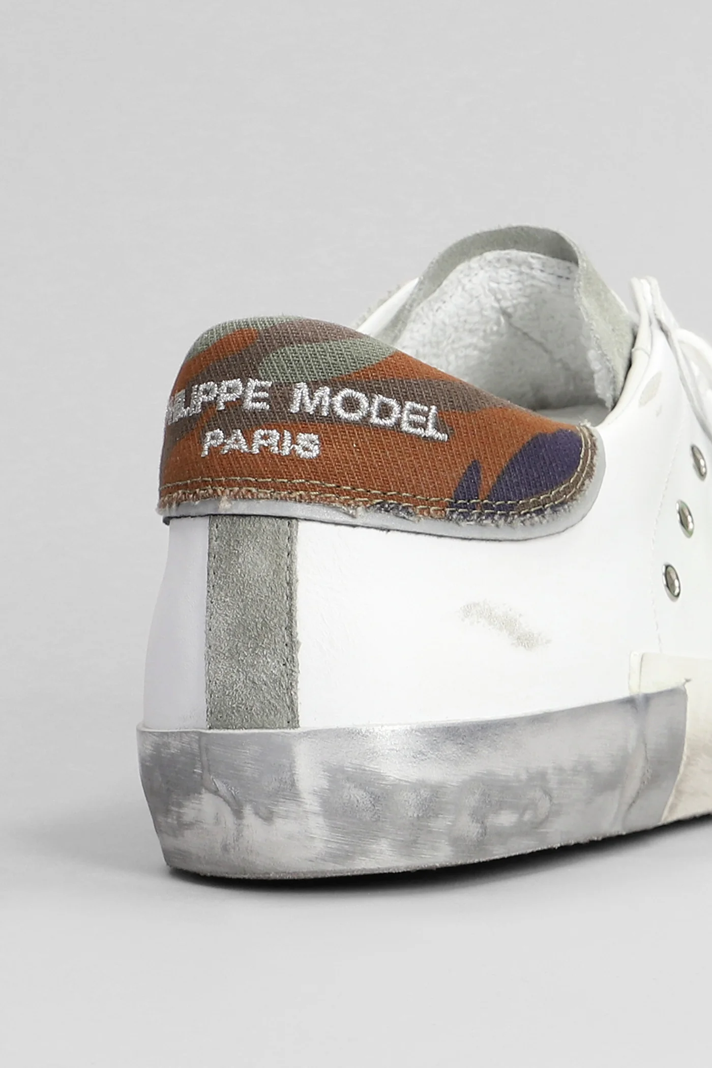 Prsx Low Sneakers in white leather - Image 5