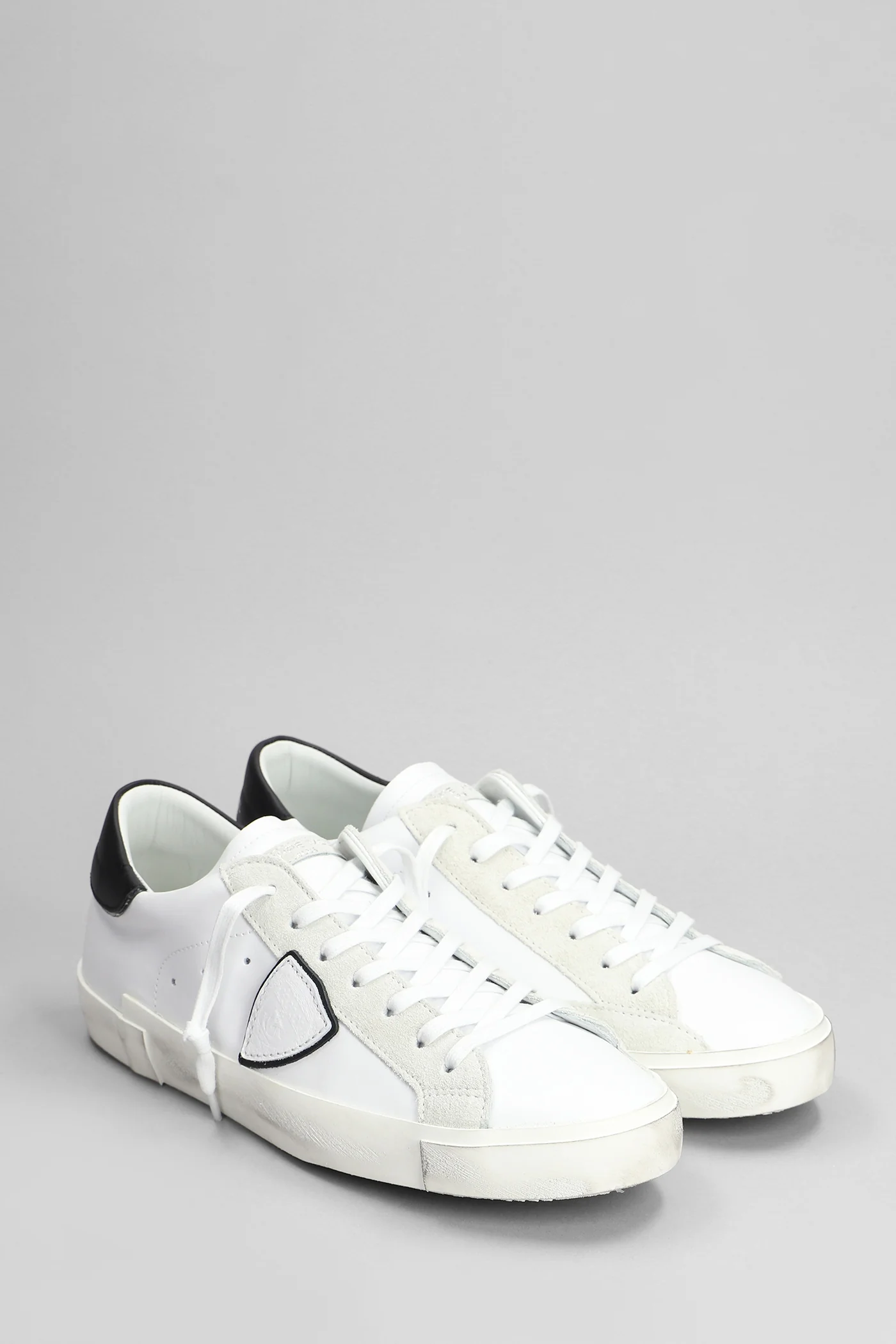 Prsx Low Sneakers in white leather - Image 2