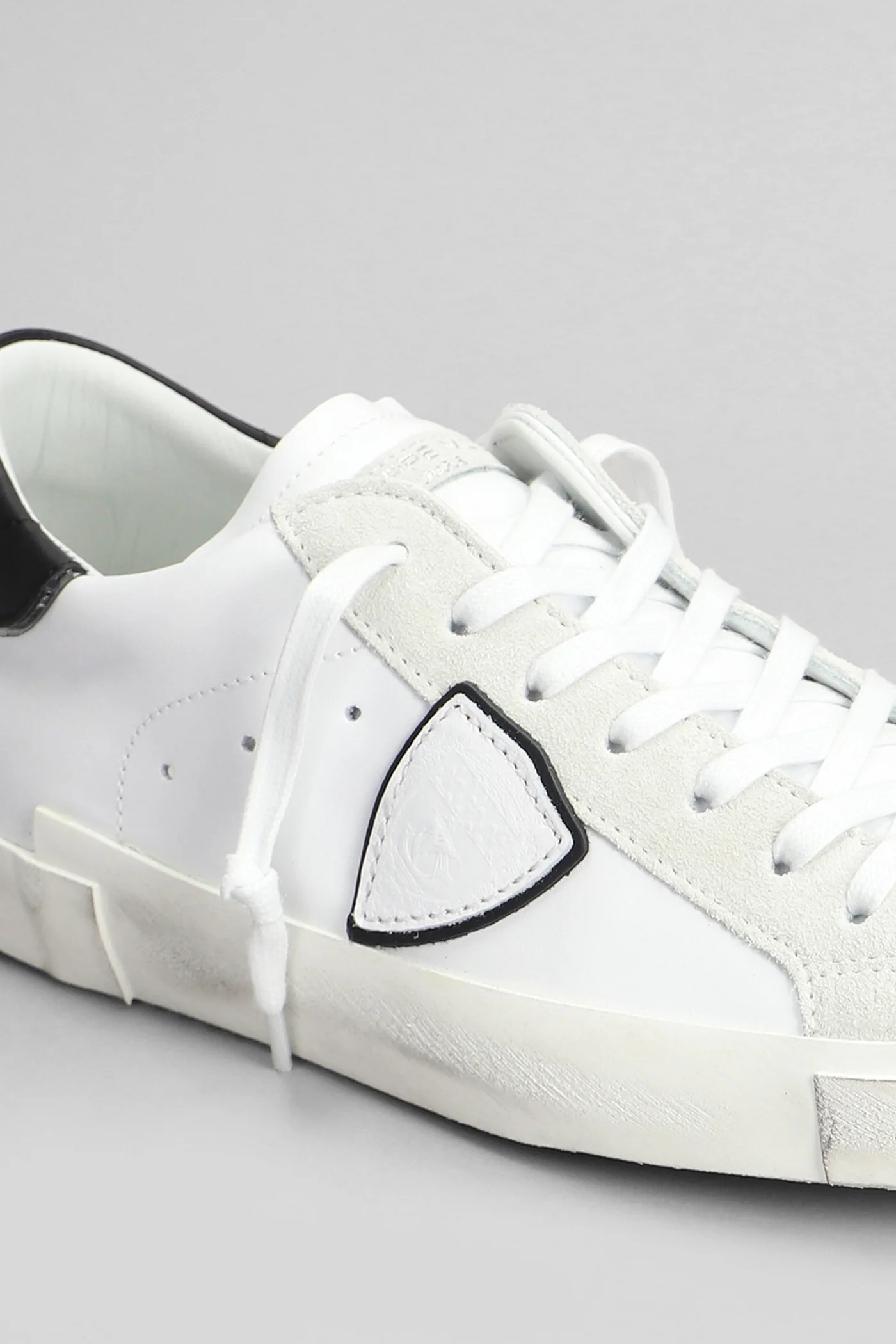 Prsx Low Sneakers in white leather - Image 5