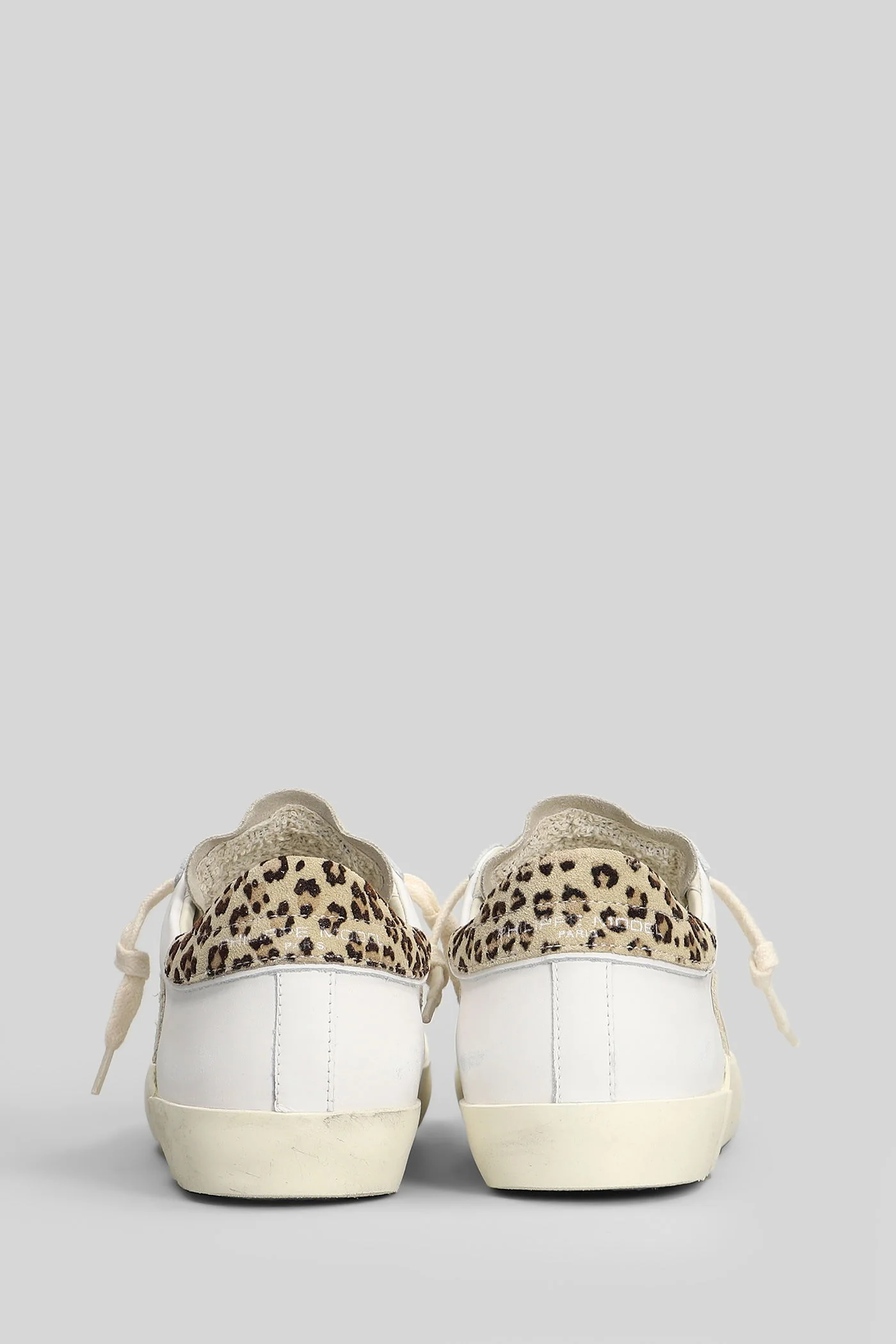 Prsx Low Sneakers in white suede and leather - Image 4