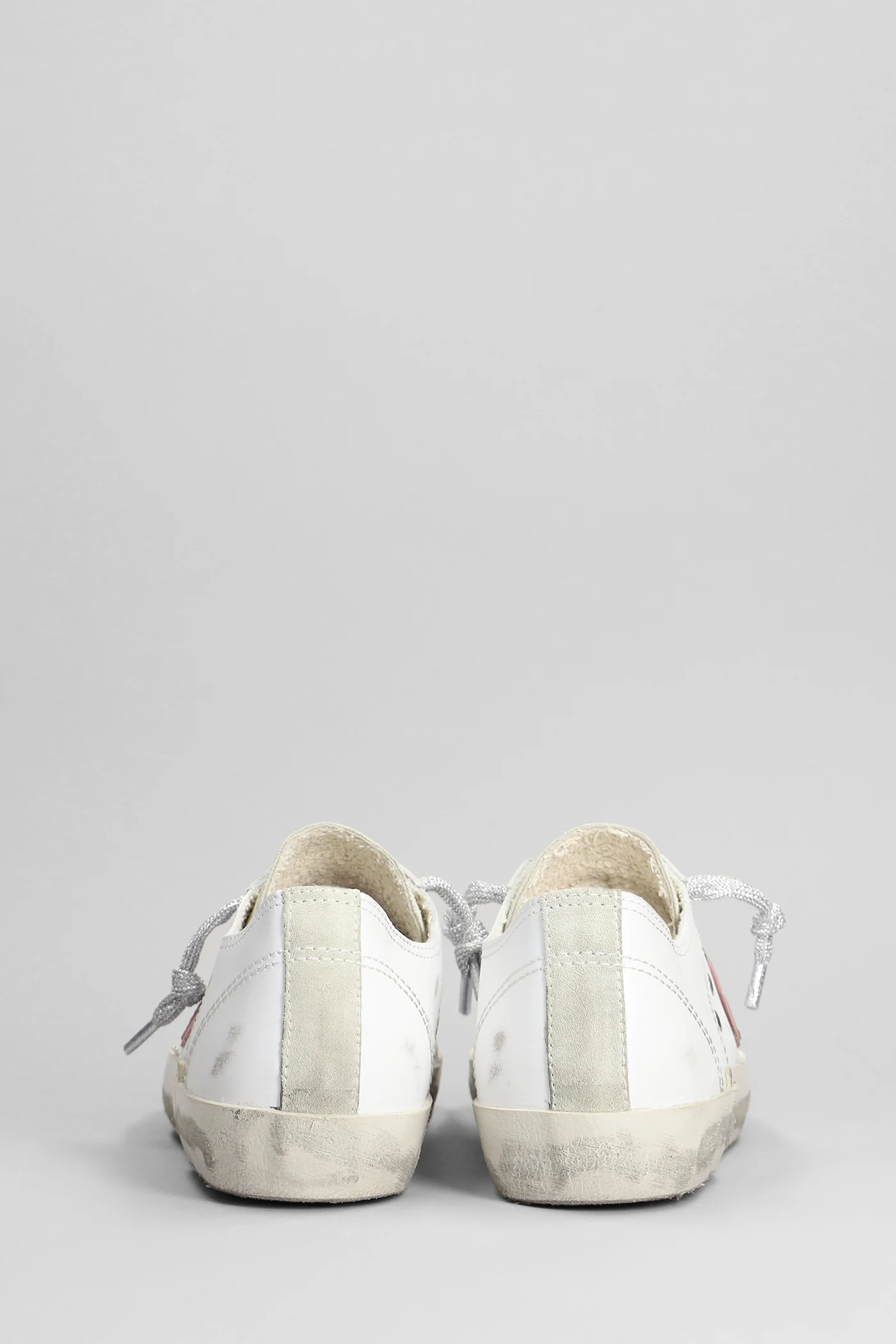 Prsx Low Sneakers in white suede and leather - Image 4