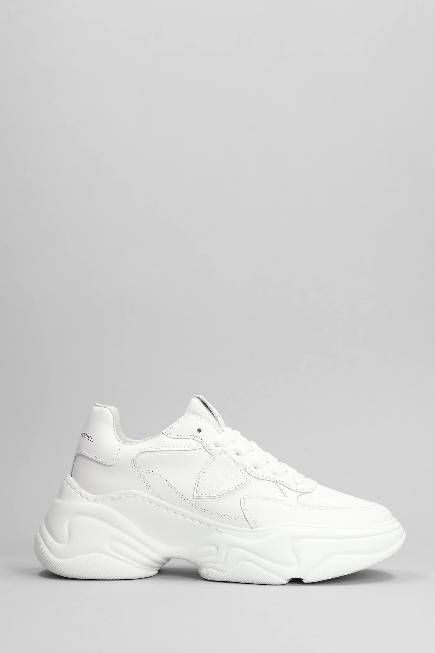 Rivoli Low Sneakers in white leather