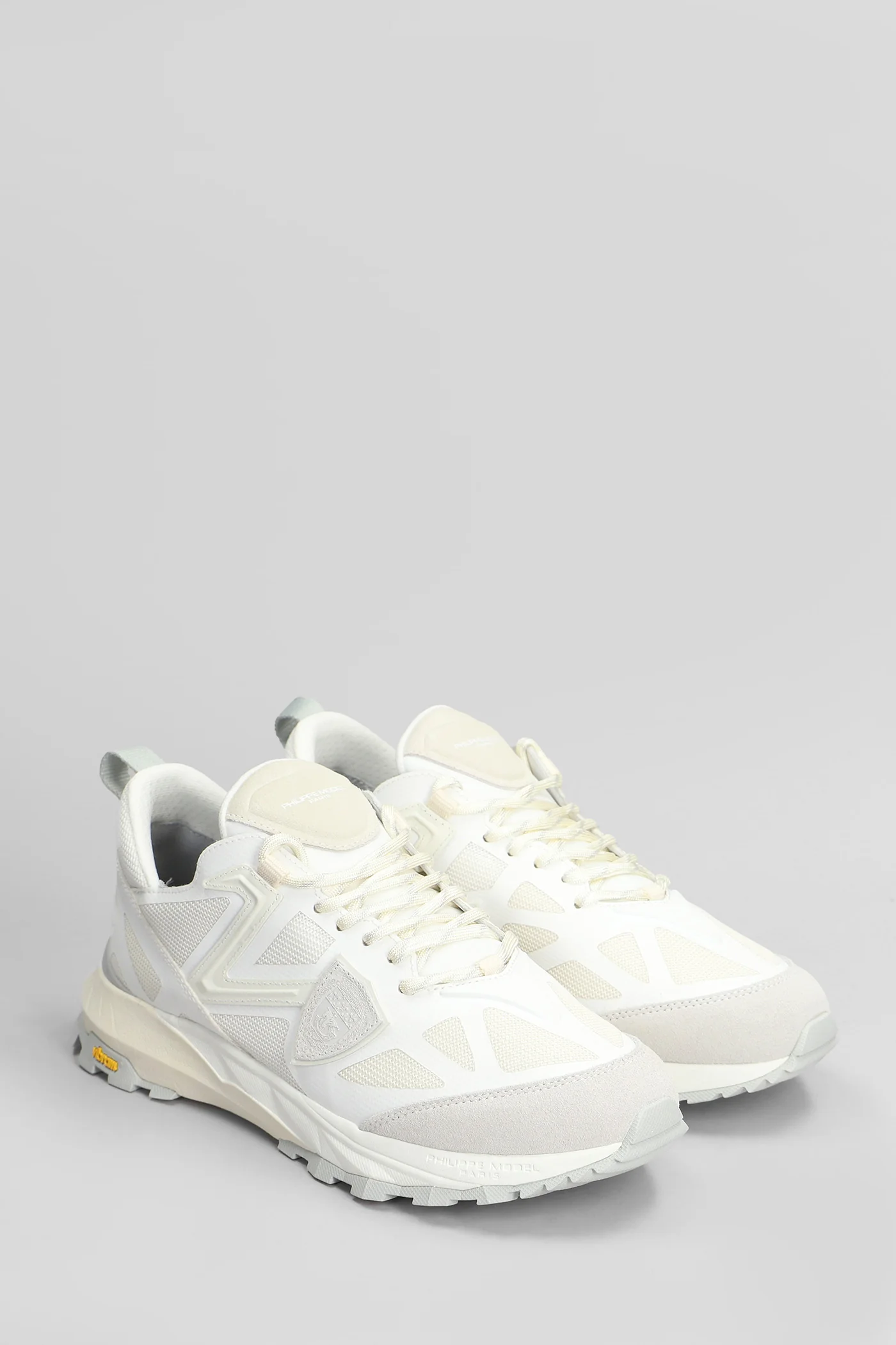 Rocx Low Sneakers in white fabric - Image 2