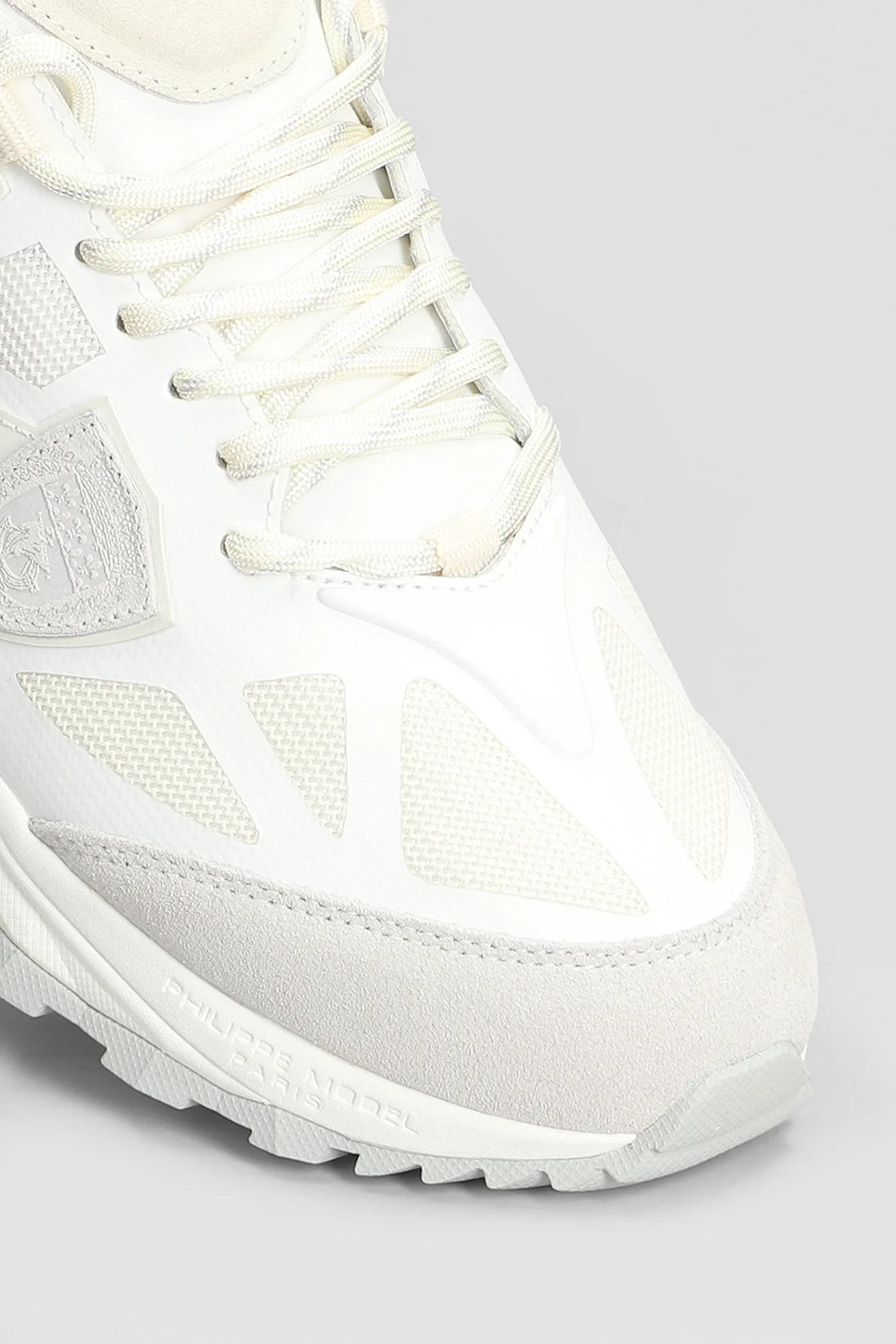 Rocx Low Sneakers in white fabric - Image 5
