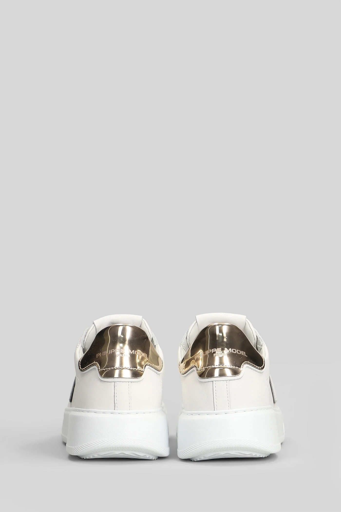 Temple Low Sneakers in white leather - Image 4