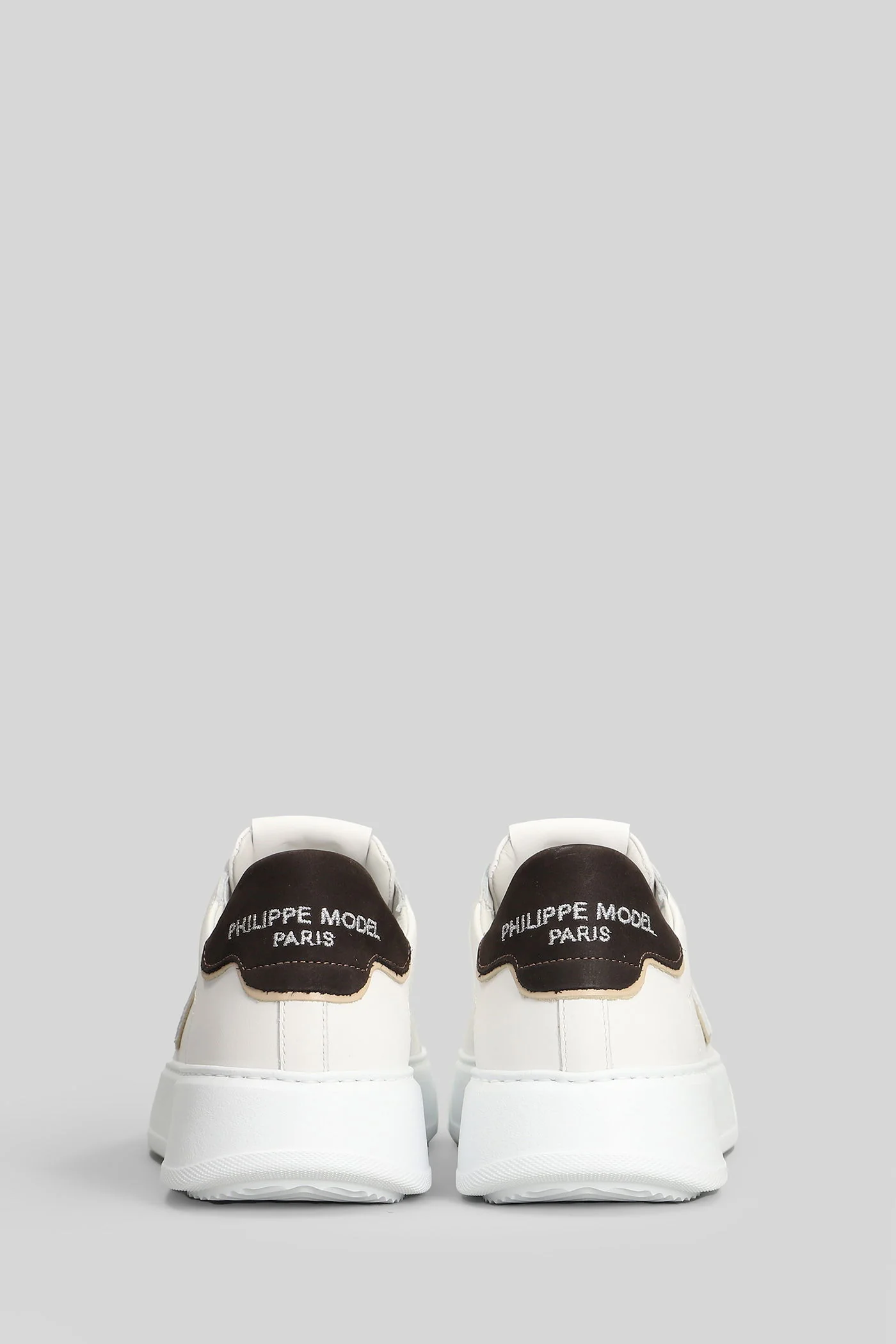 Temple Low Sneakers in white leather - Image 4