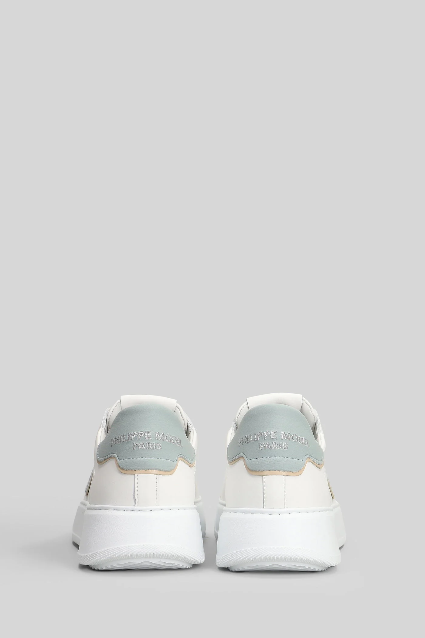 Temple Low Sneakers in white leather - Image 4