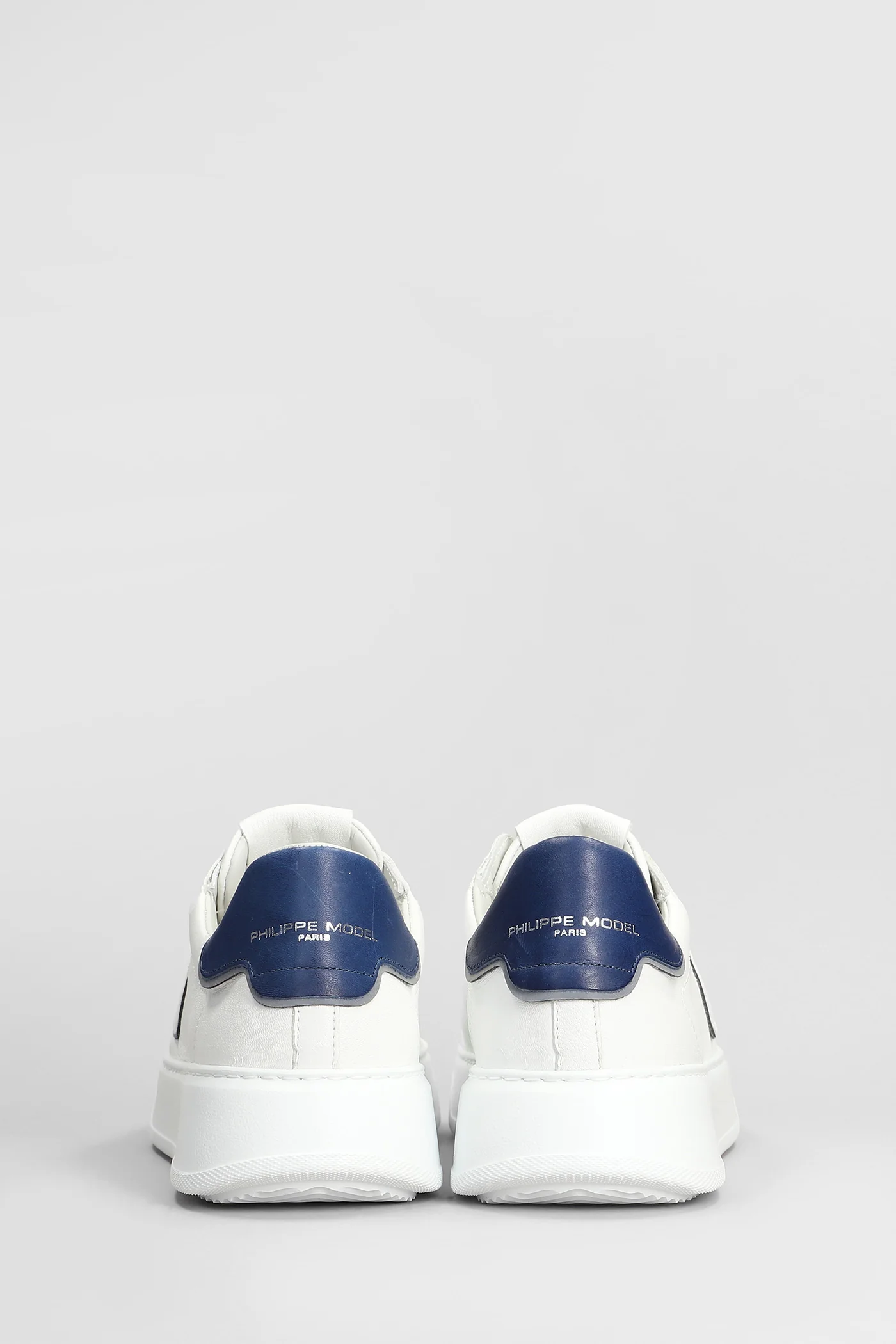 Temple Low Sneakers in white leather - Image 4