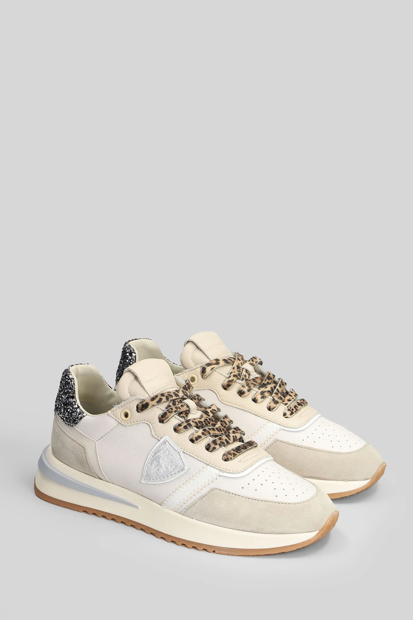 Tropez 2.1 Low Sneakers in beige leather and fabric - Image 2
