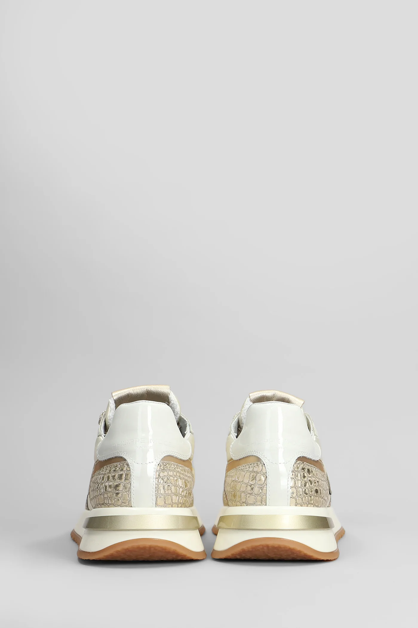 Tropez 2.1 Sneakers in platinum leather and fabric - Image 4