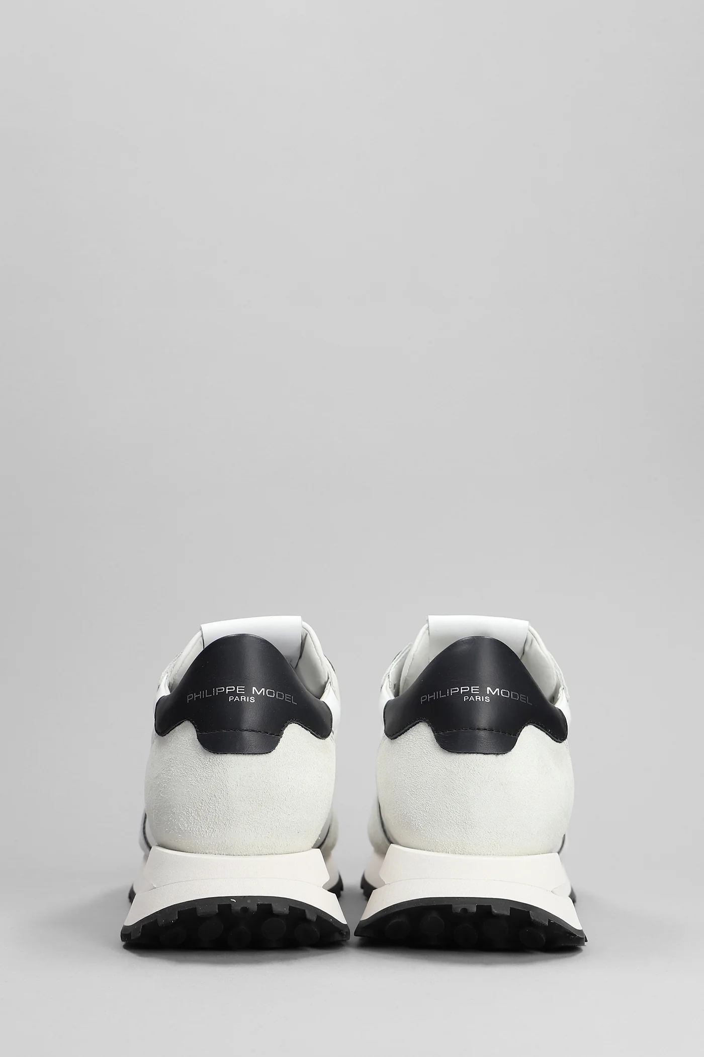 Tropez Haute Low Sneakers in white Suede and fabric - Image 4