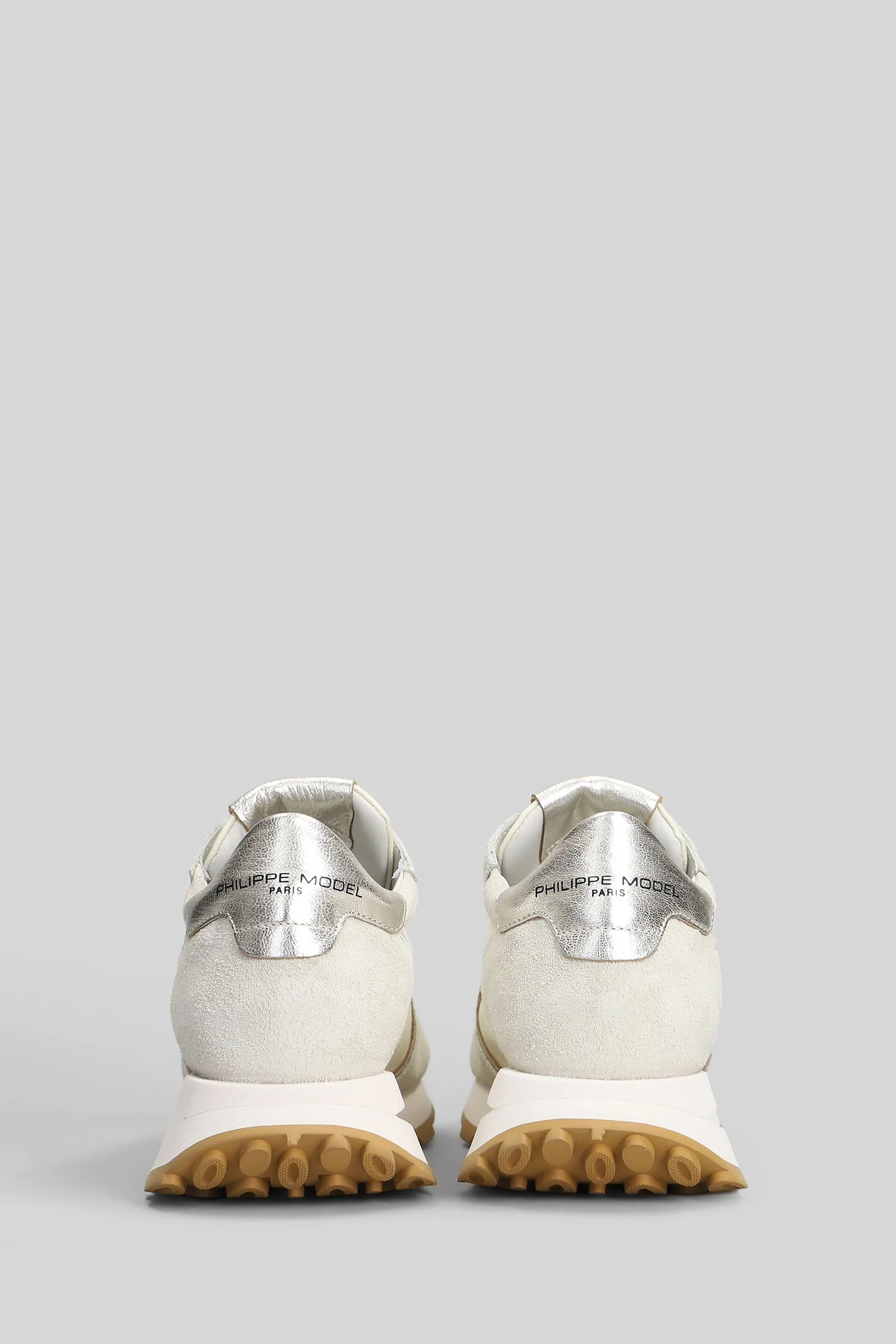 Tropez Haute Sneakers in beige Suede and fabric - Image 49