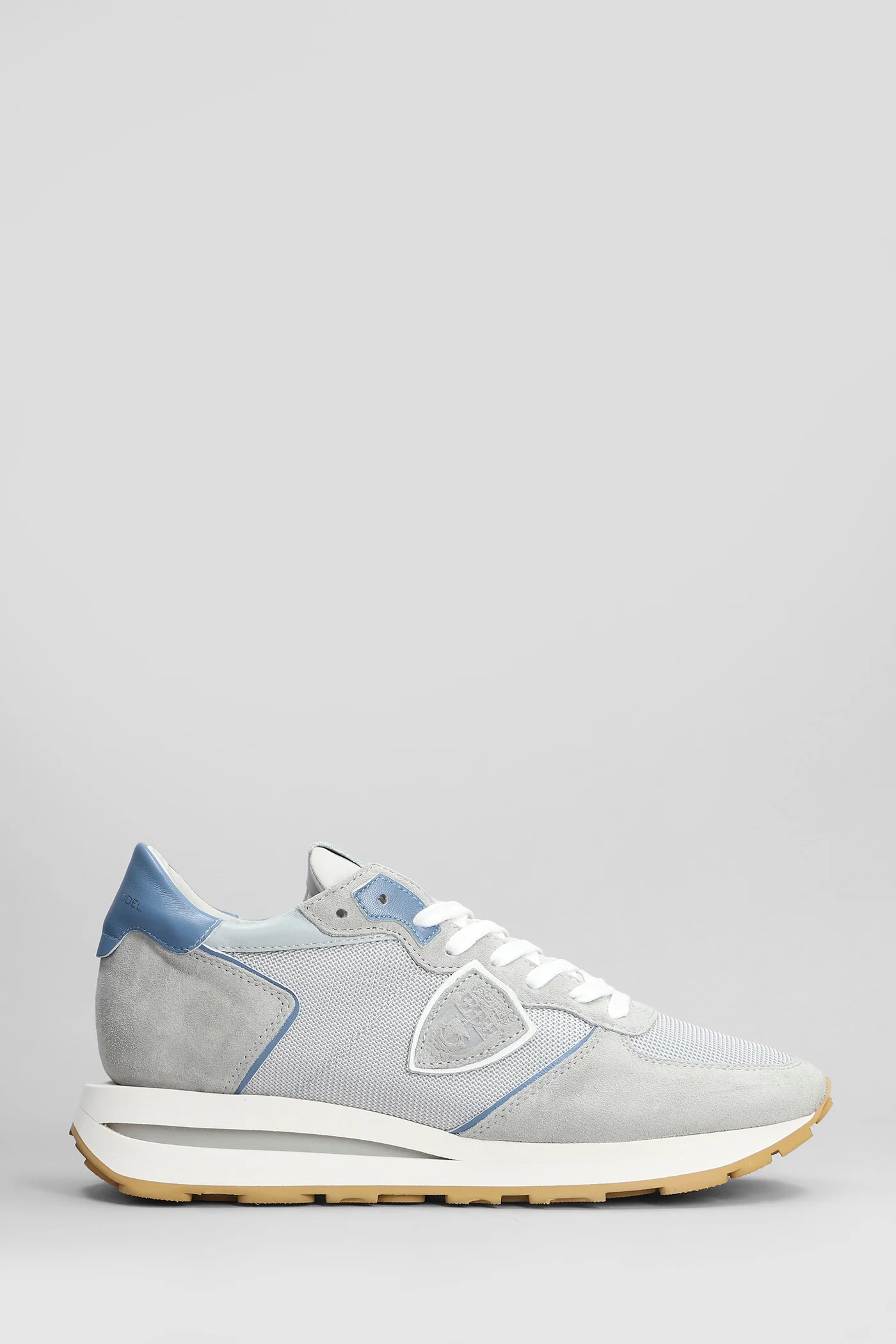 Tropez Haute Sneakers in grey Suede and fabric
