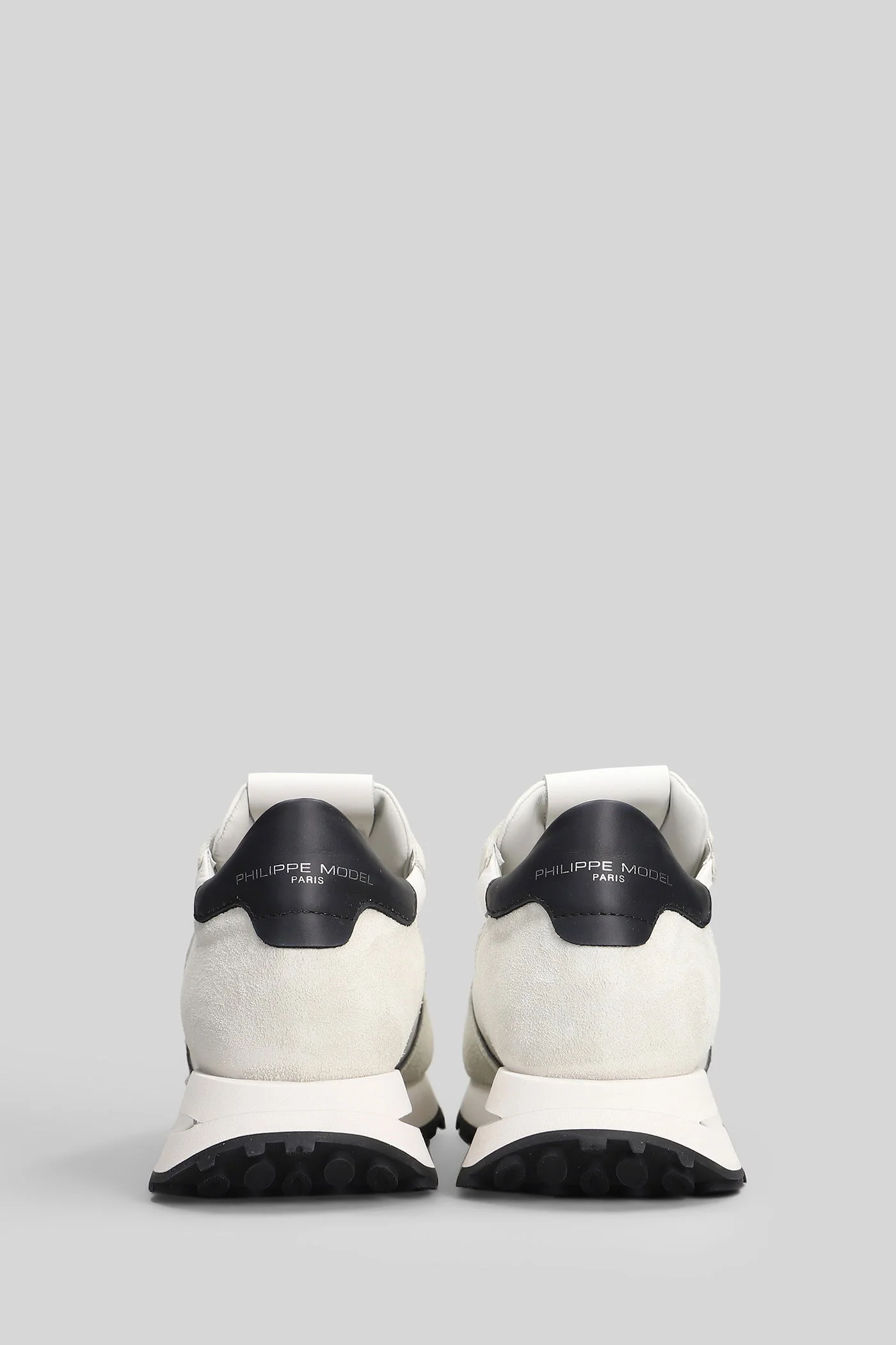 Tropez Haute Sneakers in white Suede and fabric - Image 4