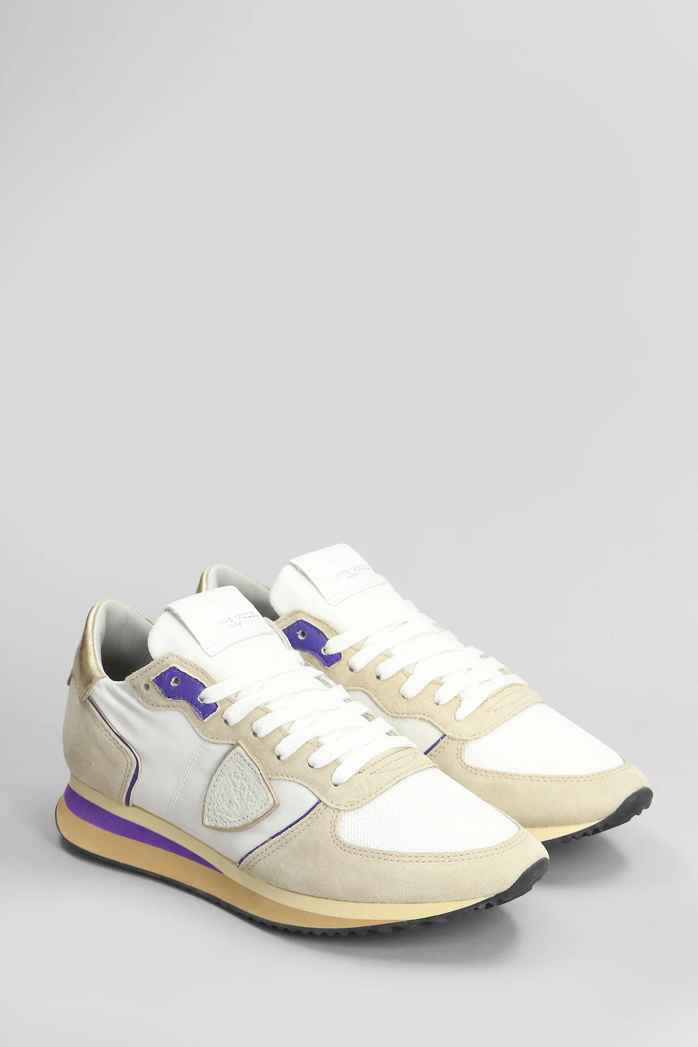 Trpx Low Sneakers in beige Suede and fabric - Image 2