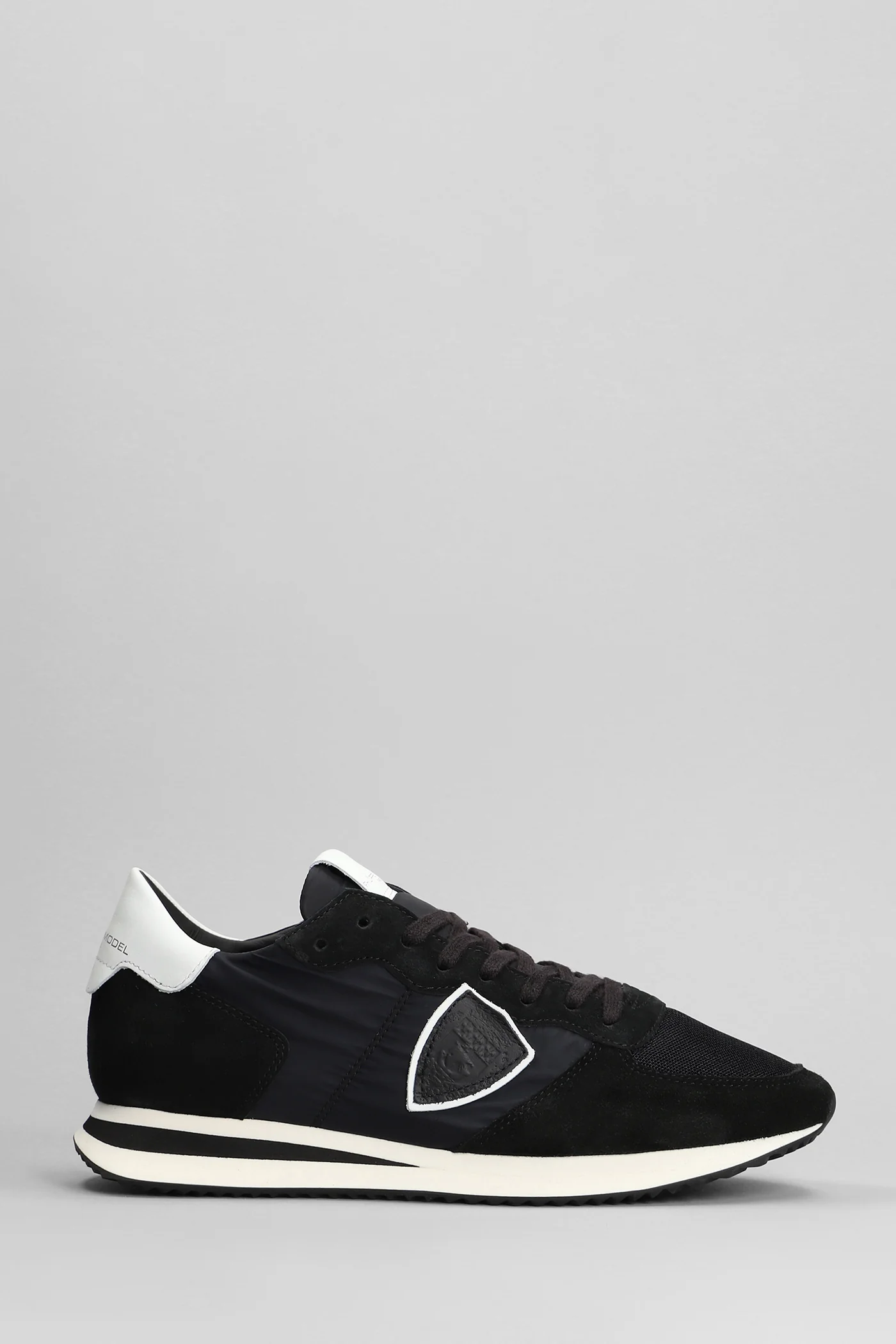 Trpx Low Sneakers in black Suede and fabric