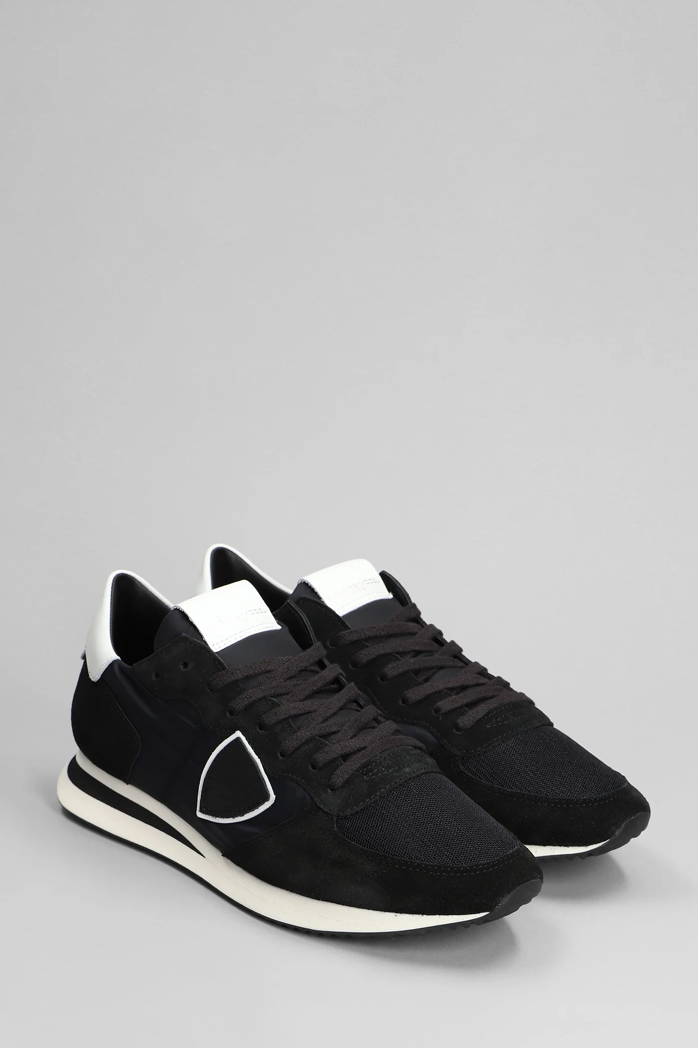 Trpx Low Sneakers in black Suede and fabric - Image 2