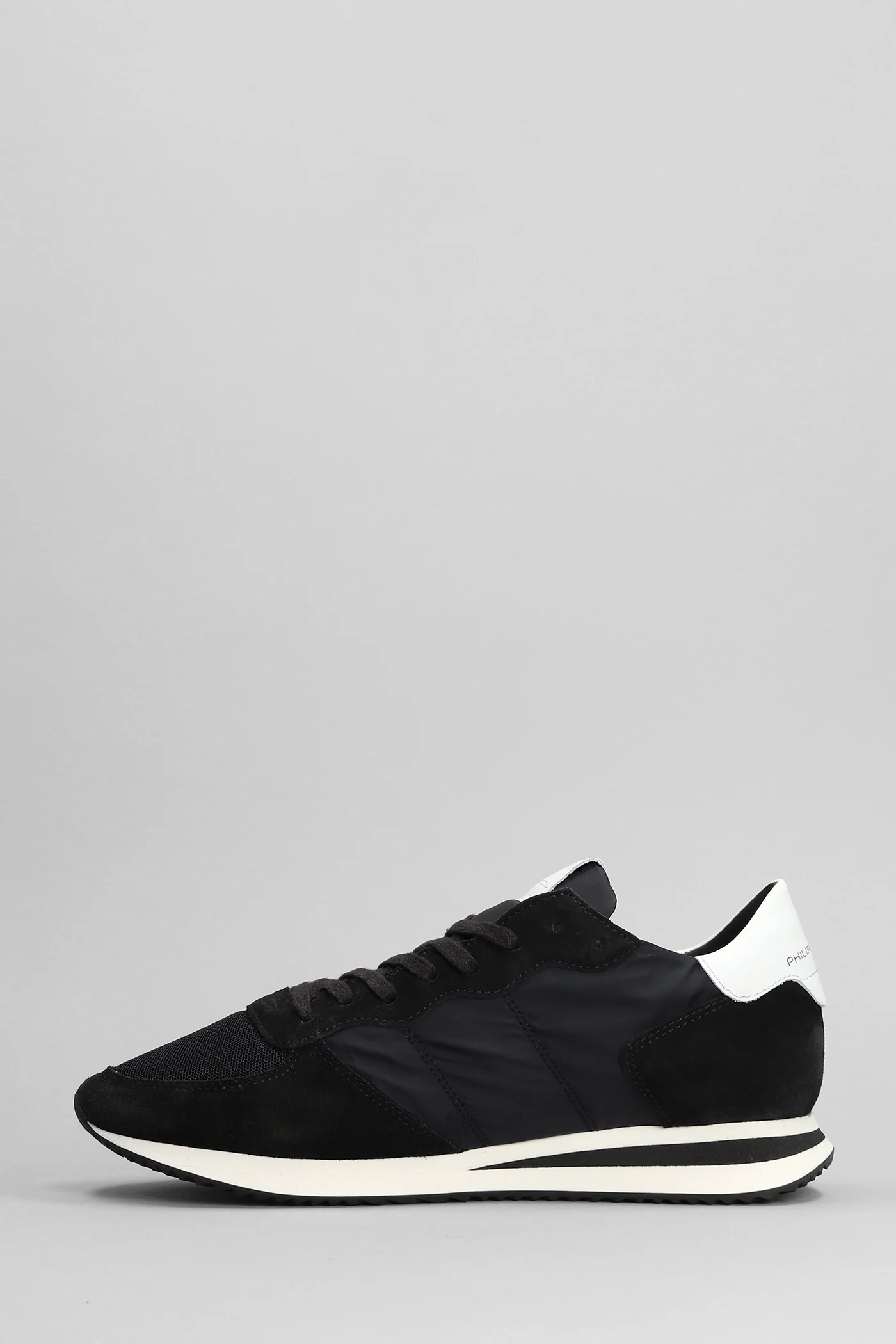 Trpx Low Sneakers in black Suede and fabric - Image 3