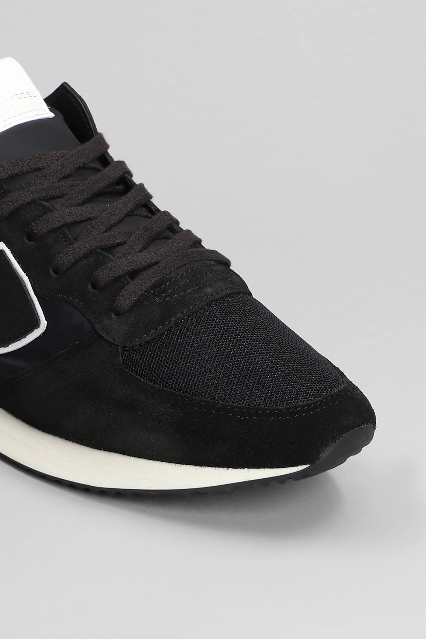 Trpx Low Sneakers in black Suede and fabric - Image 5