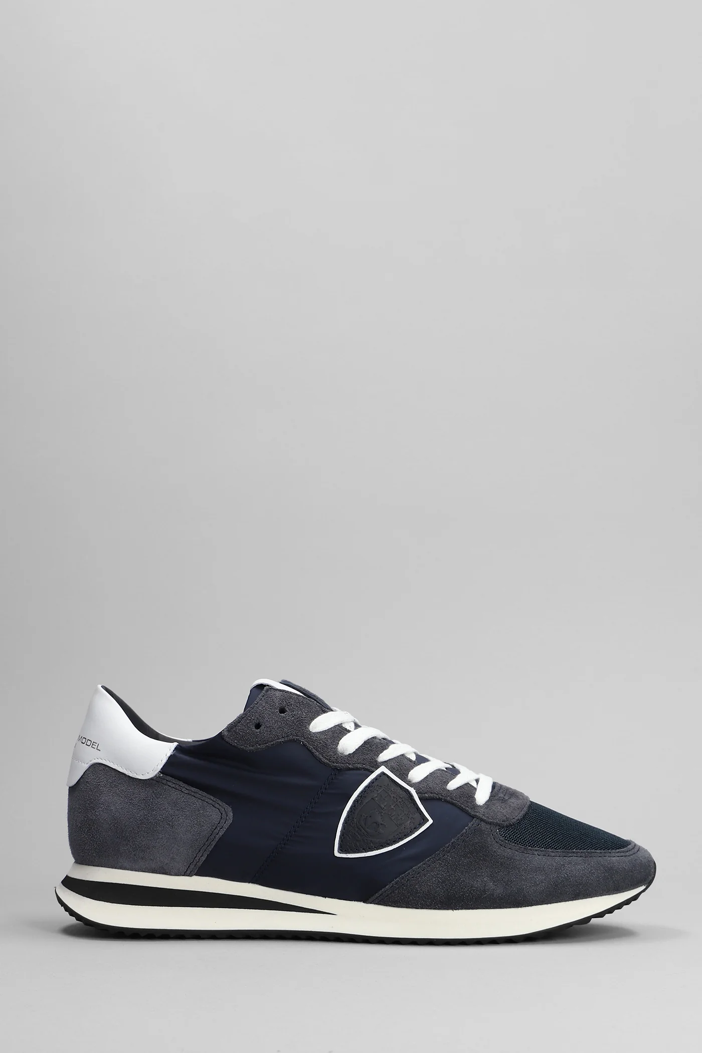 Trpx Low Sneakers in blue Suede and fabric