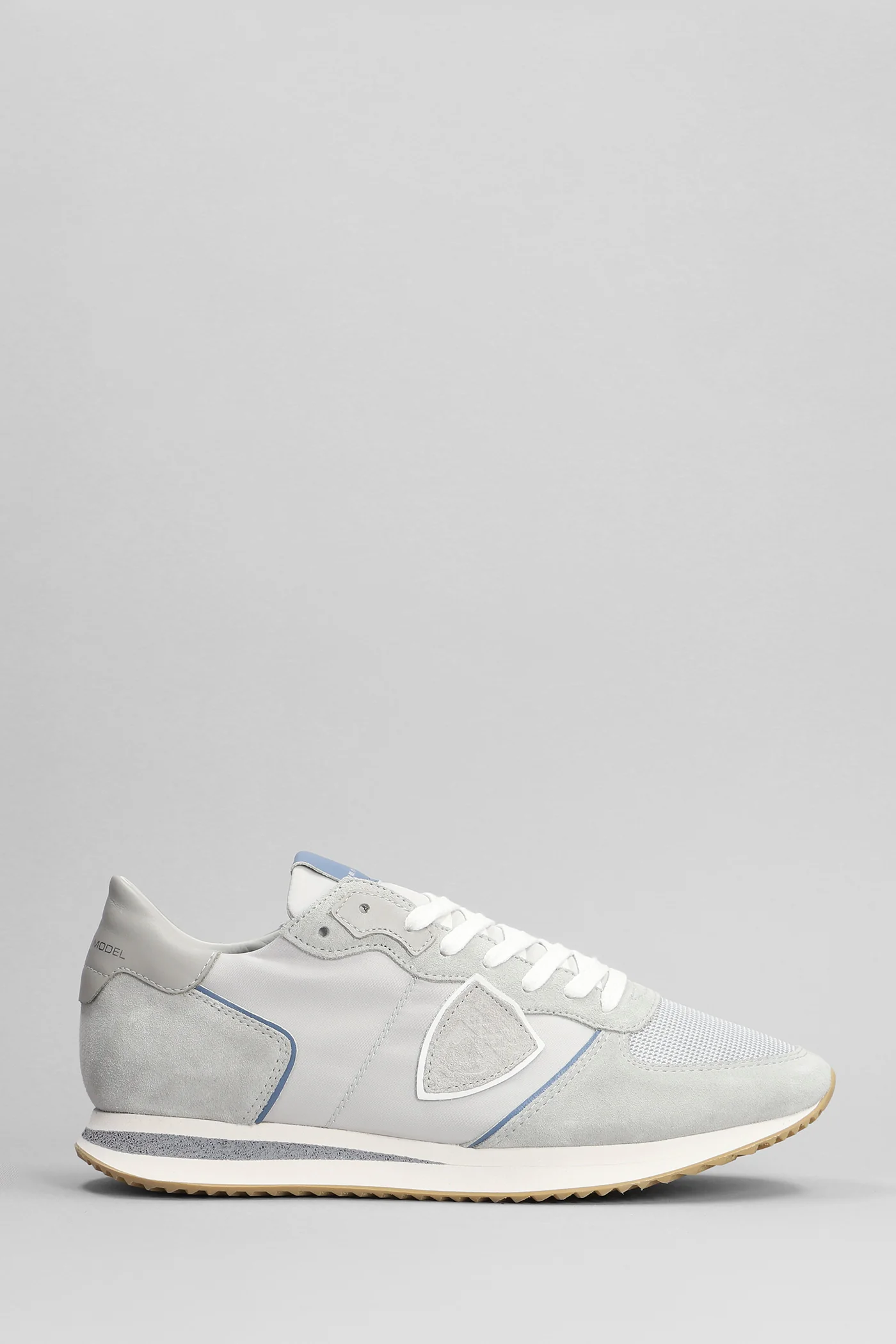 Trpx Low Sneakers in grey Suede and fabric