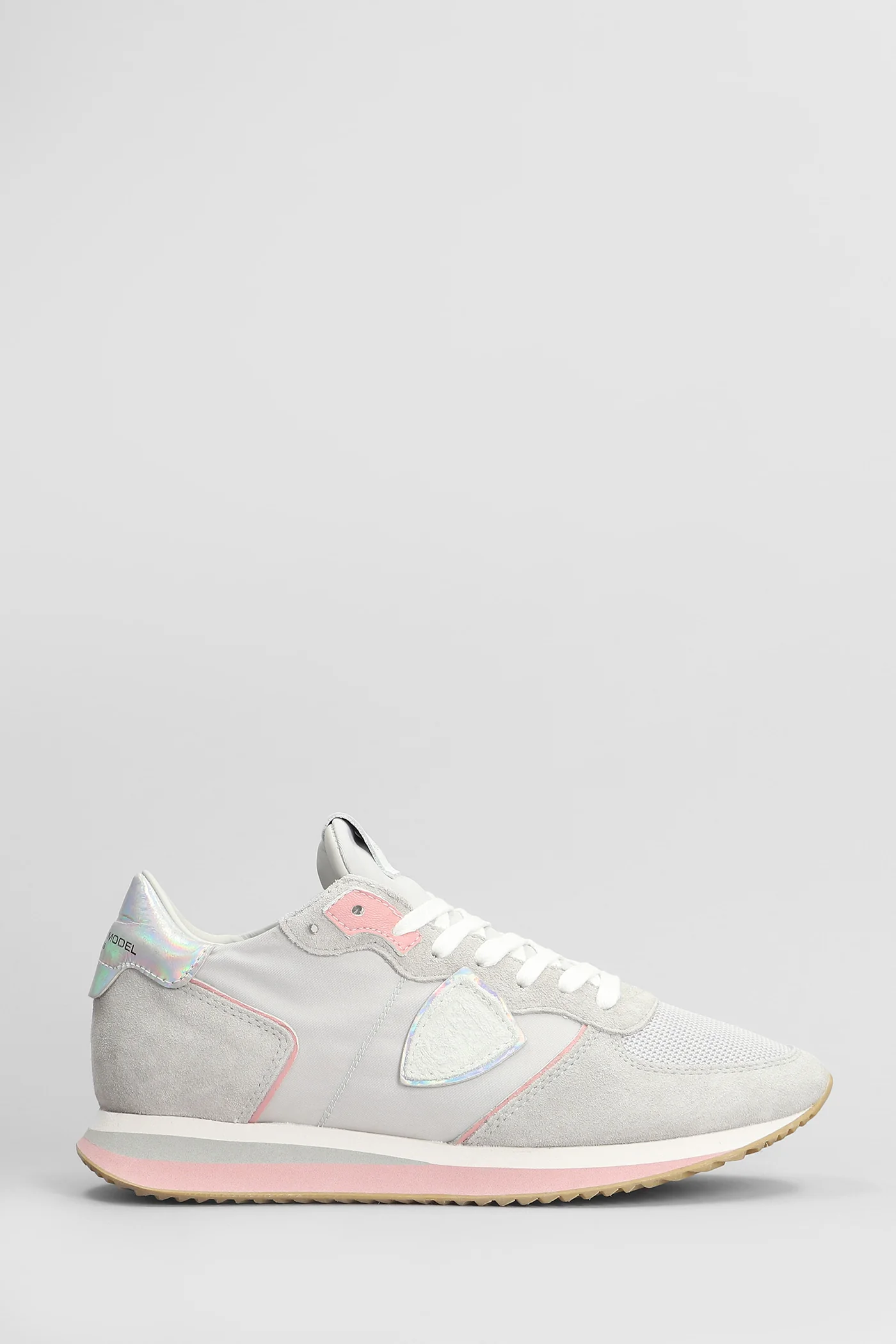 Trpx Low Sneakers in grey Suede and fabric