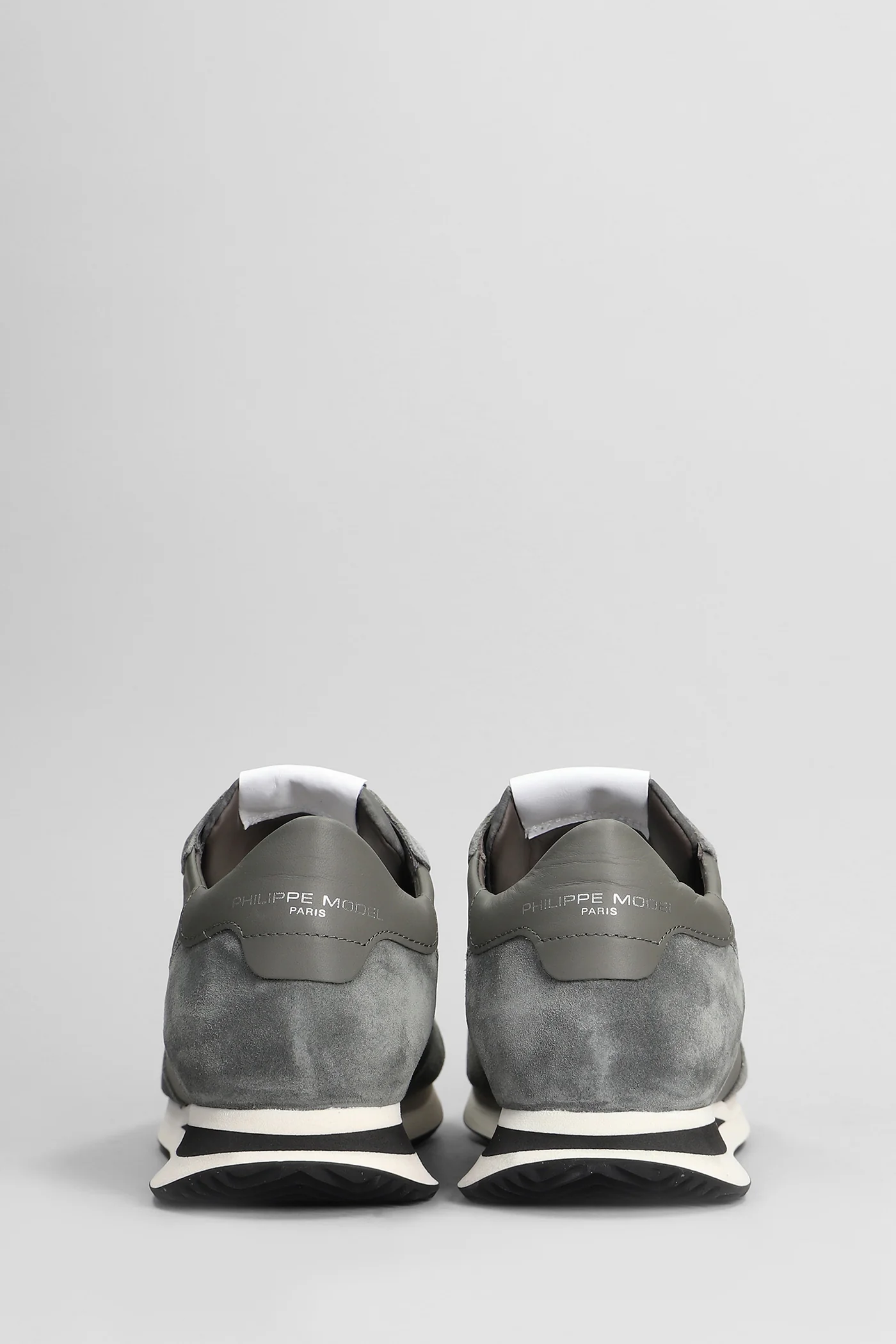 Trpx Low Sneakers in grey suede and leather - Image 4