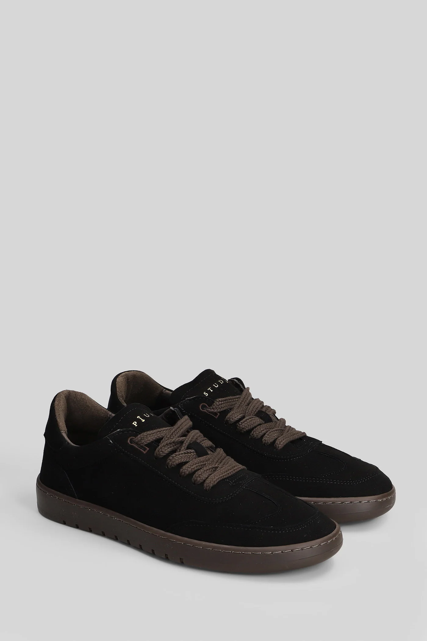Piumha Sneakers in black suede - Image 2