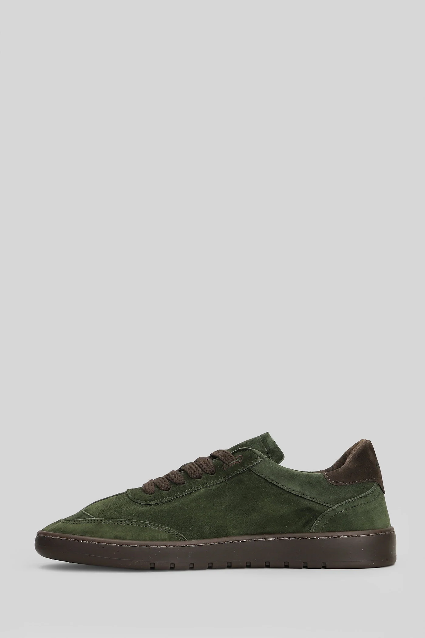Piumha Sneakers in green suede - Image 3
