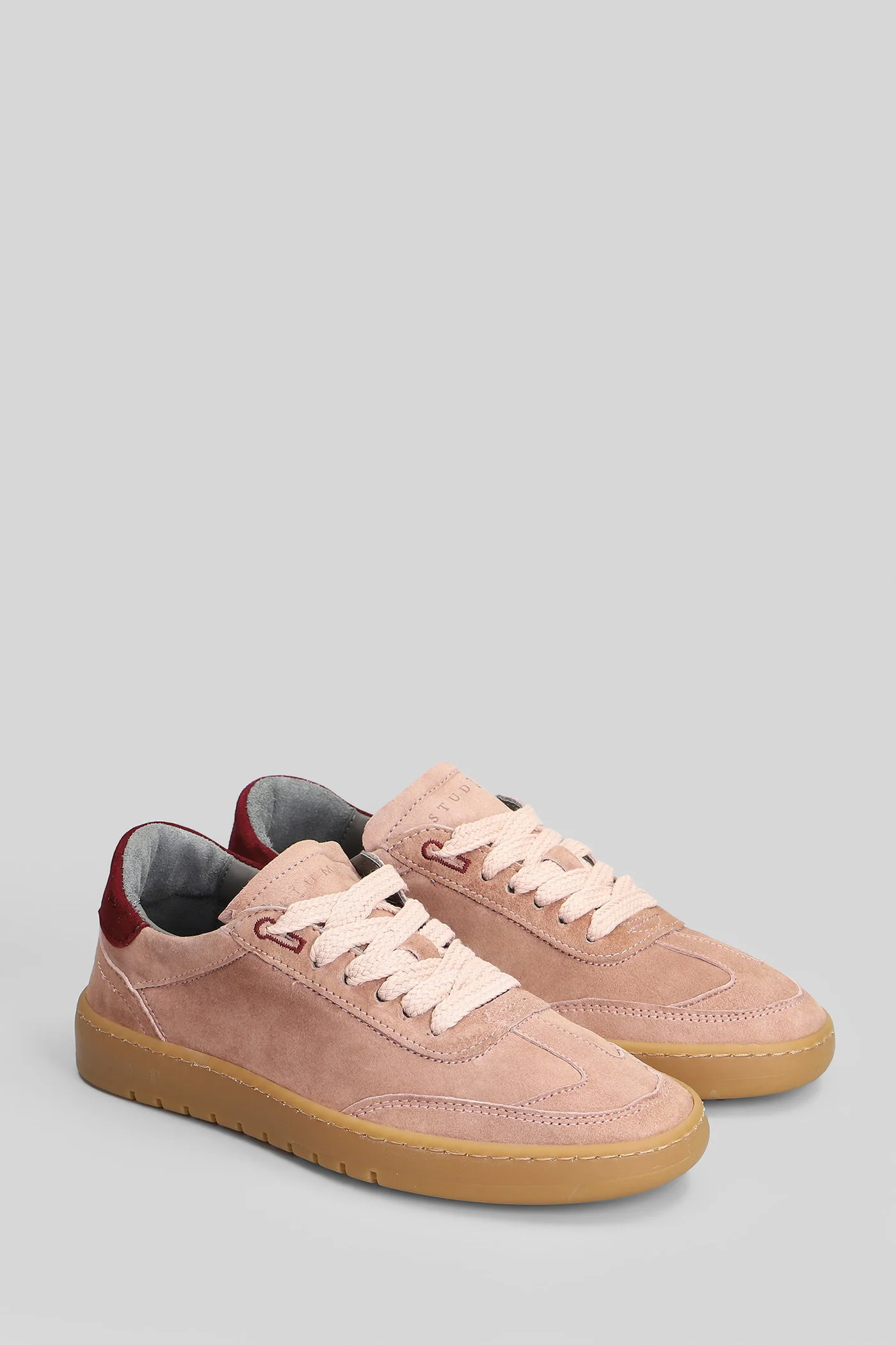 Piumha Sneakers in rose-pink suede - Image 2