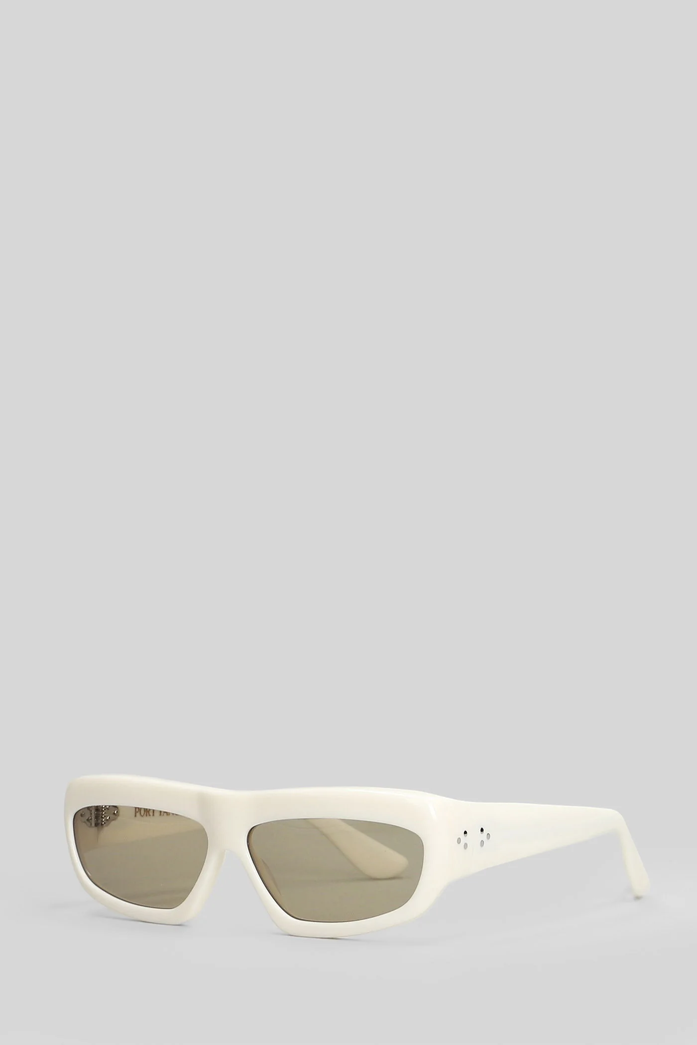 Junayd Sunglasses in white acetate - Image 2