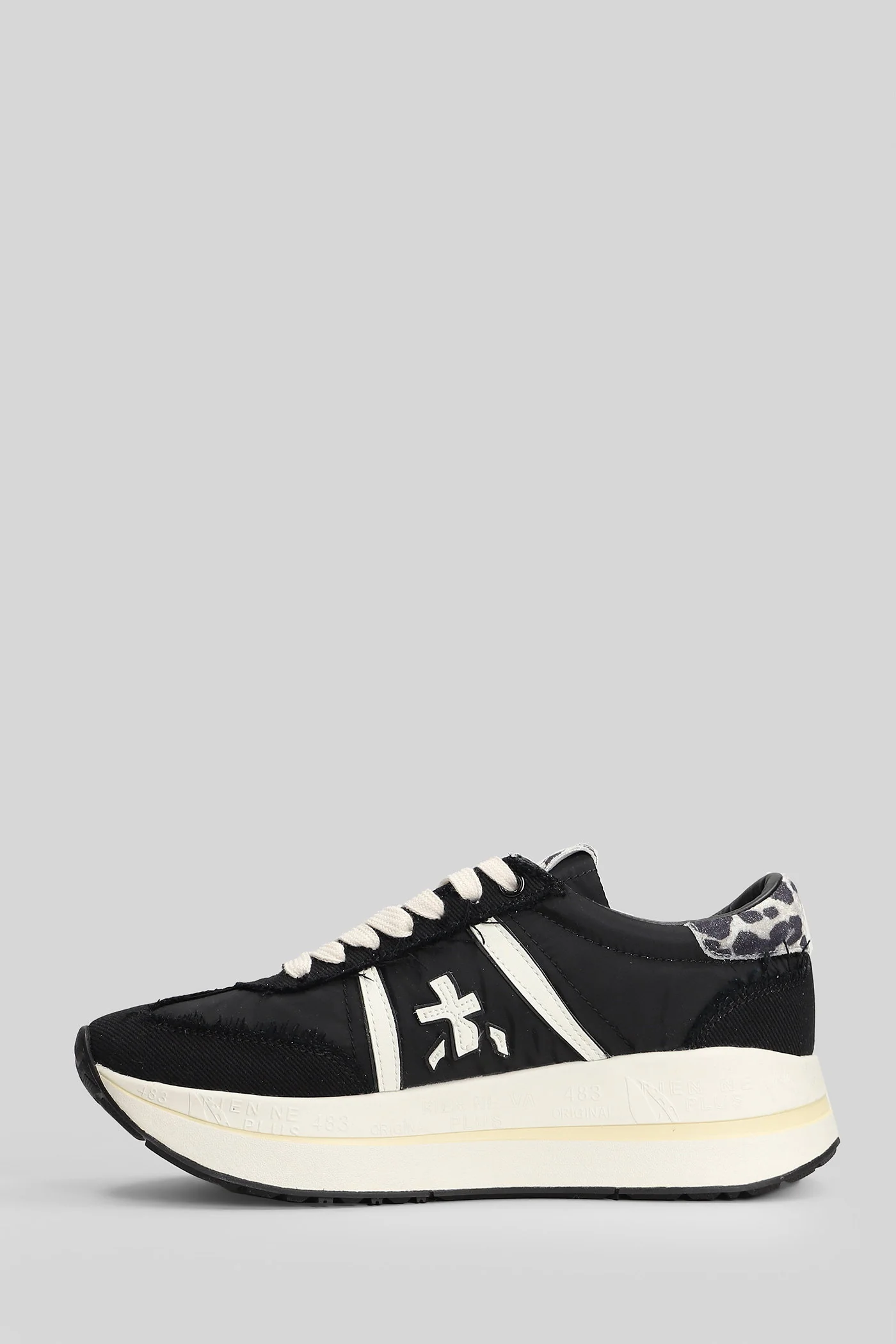 Bethcoin Sneakers in black fabric - Image 3