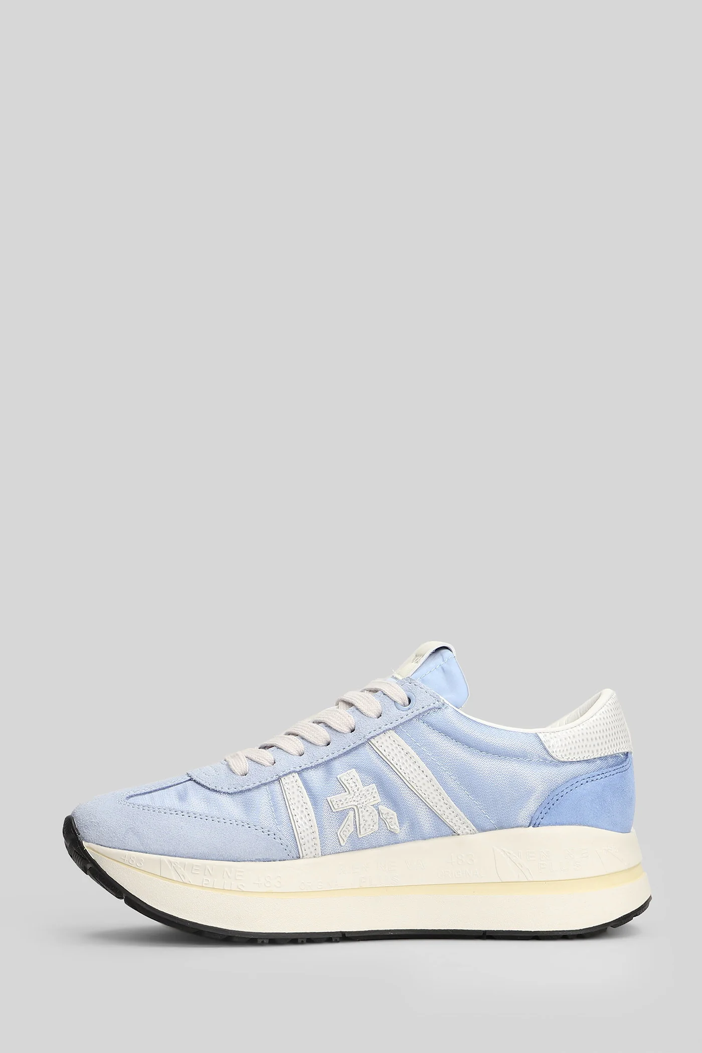 Bethcoin Sneakers in cyan Suede and fabric - Image 3