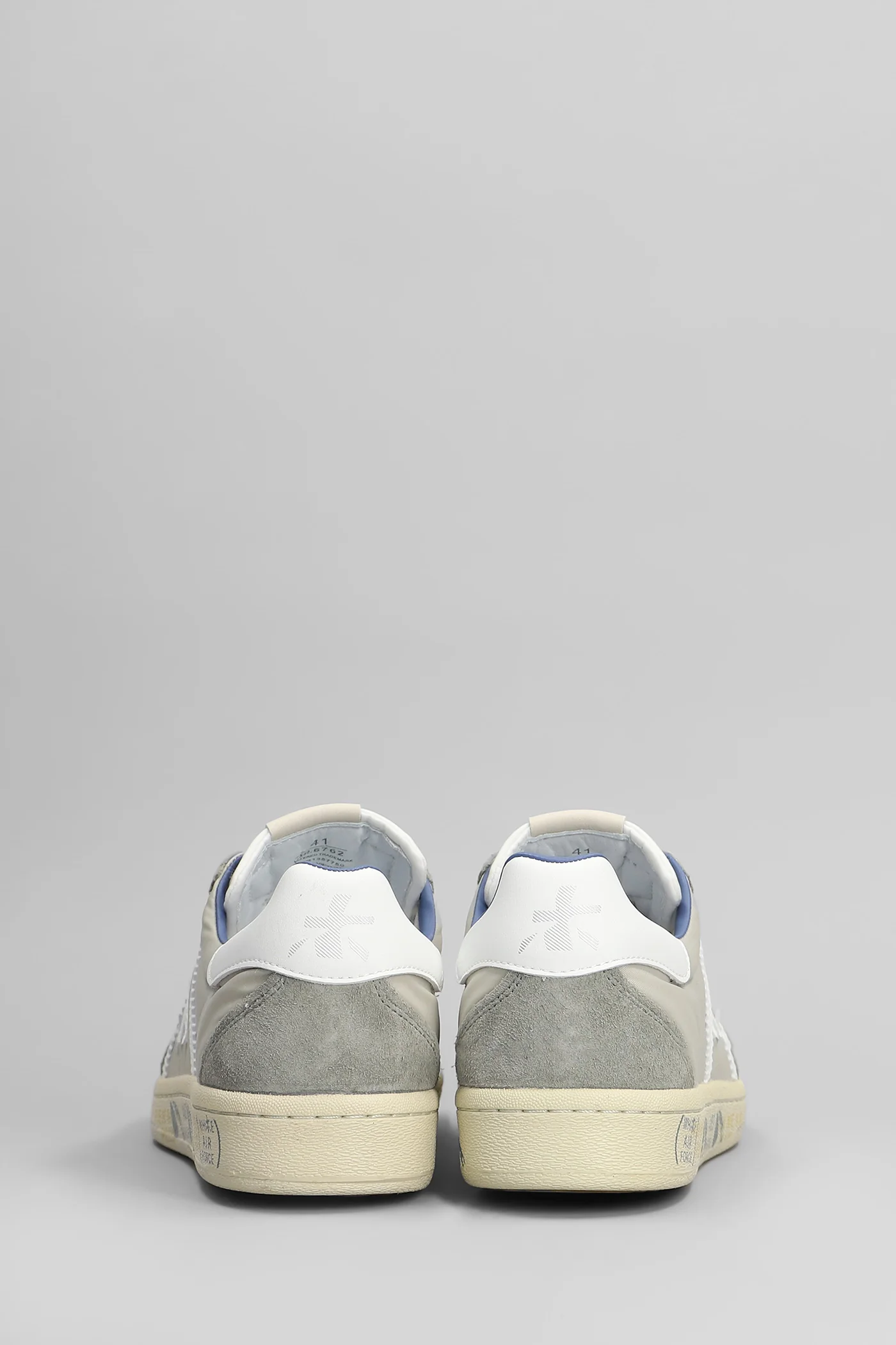 Bonnie Sneakers in grey Suede and fabric - Image 4