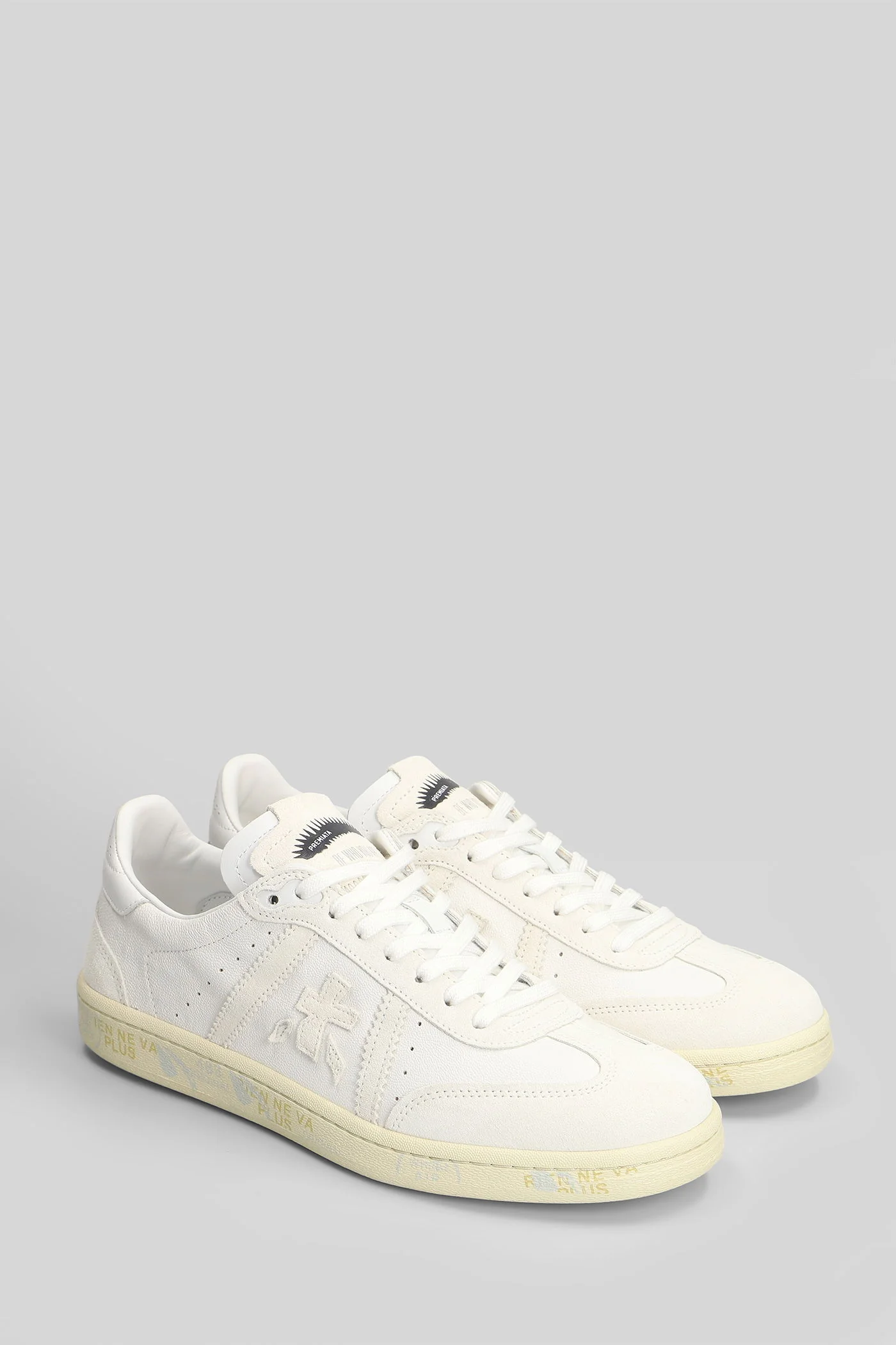 Bonnie Sneakers in white suede and leather - Image 2