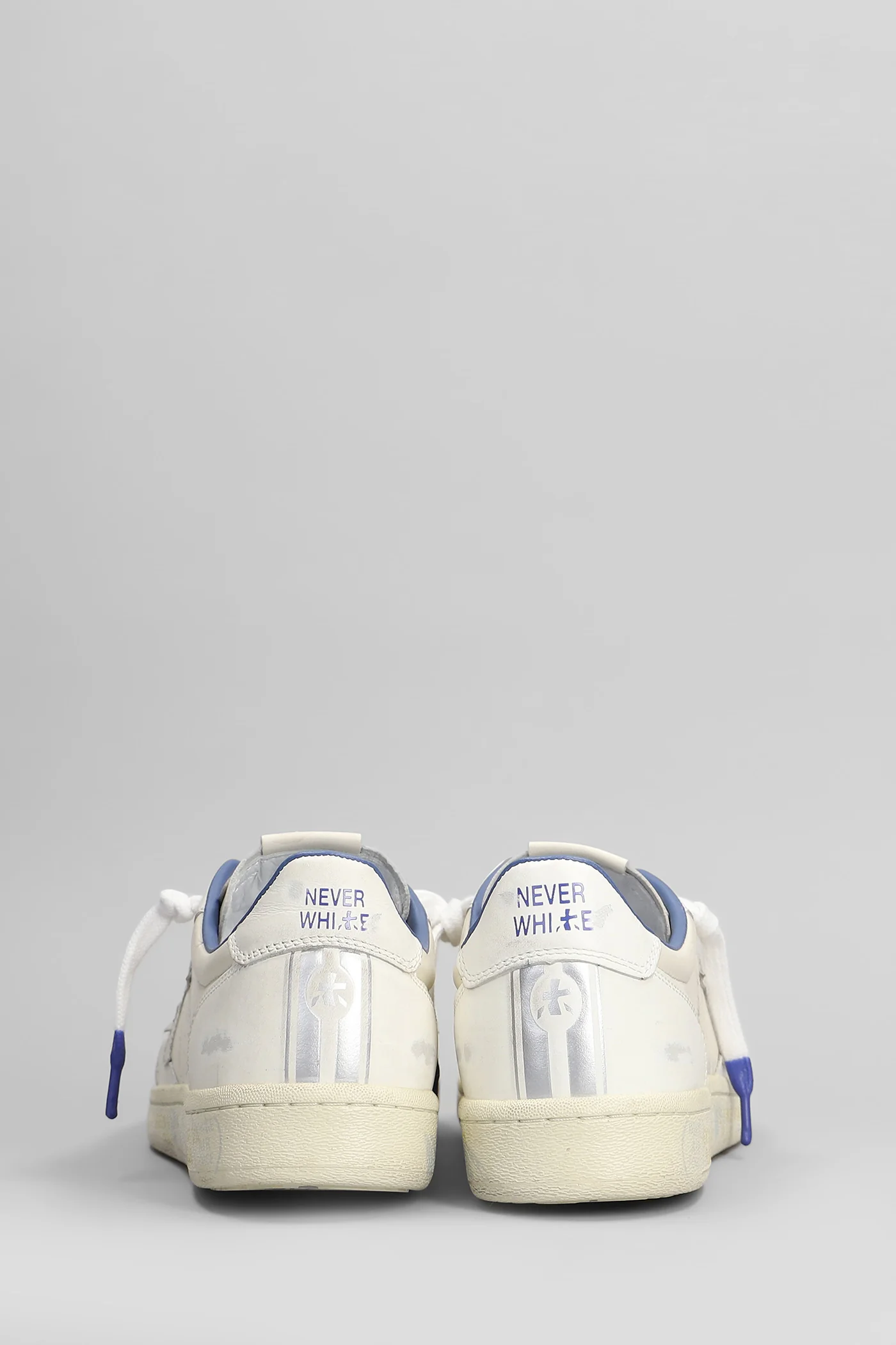 Bskt Clay Sneakers in beige leather - Image 4