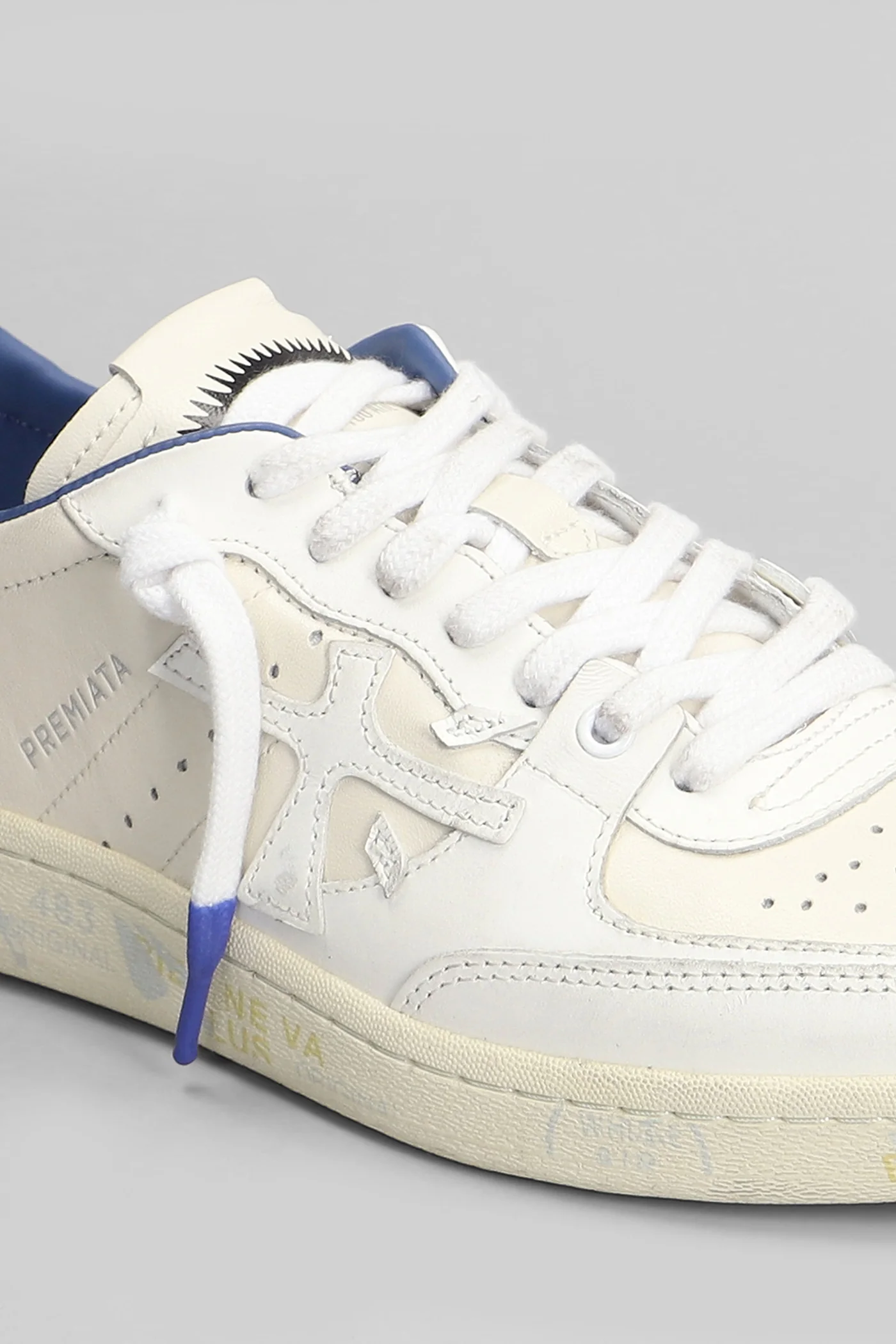 Bskt Clay Sneakers in beige leather - Image 5