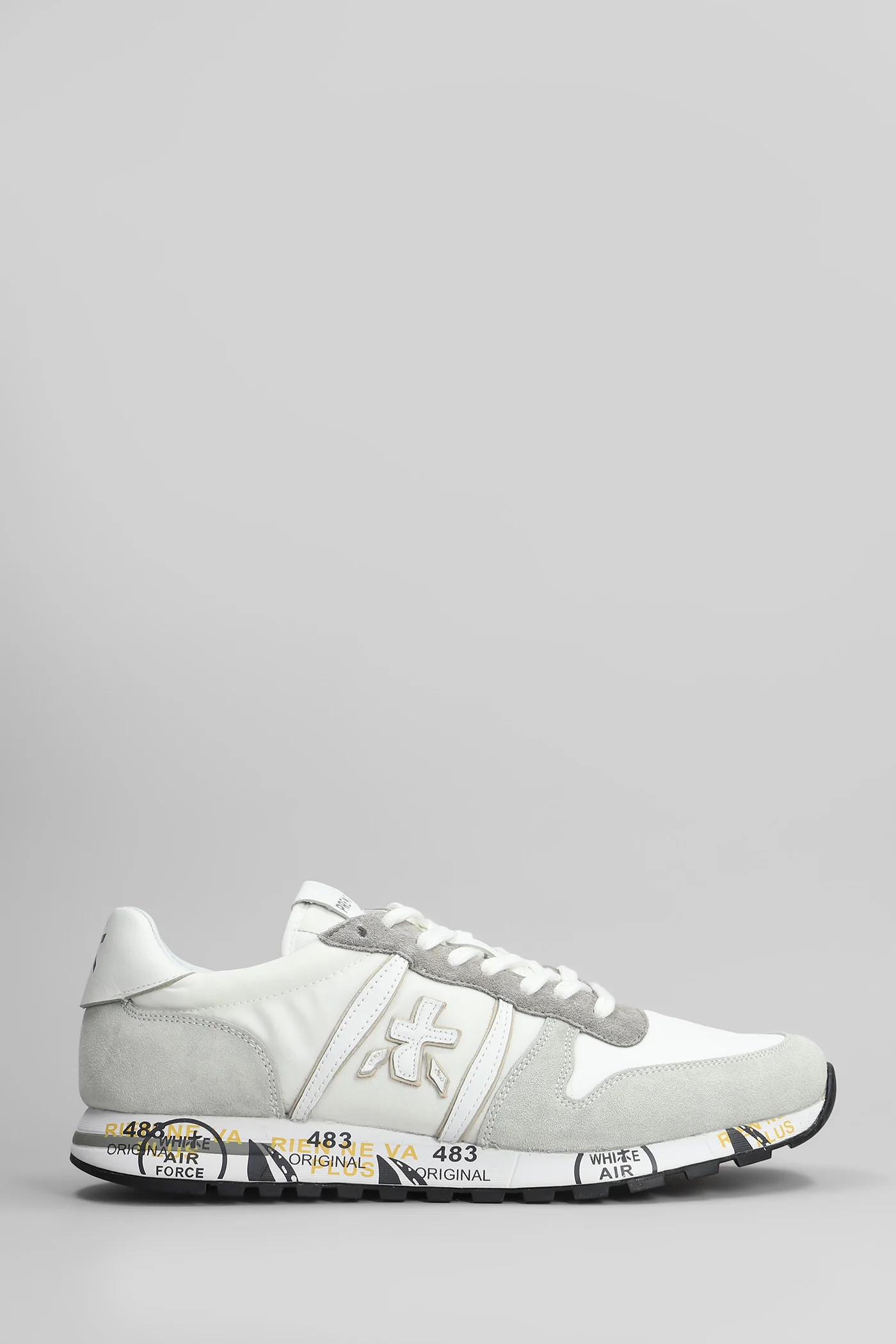 Eric Sneakers in white Suede and fabric