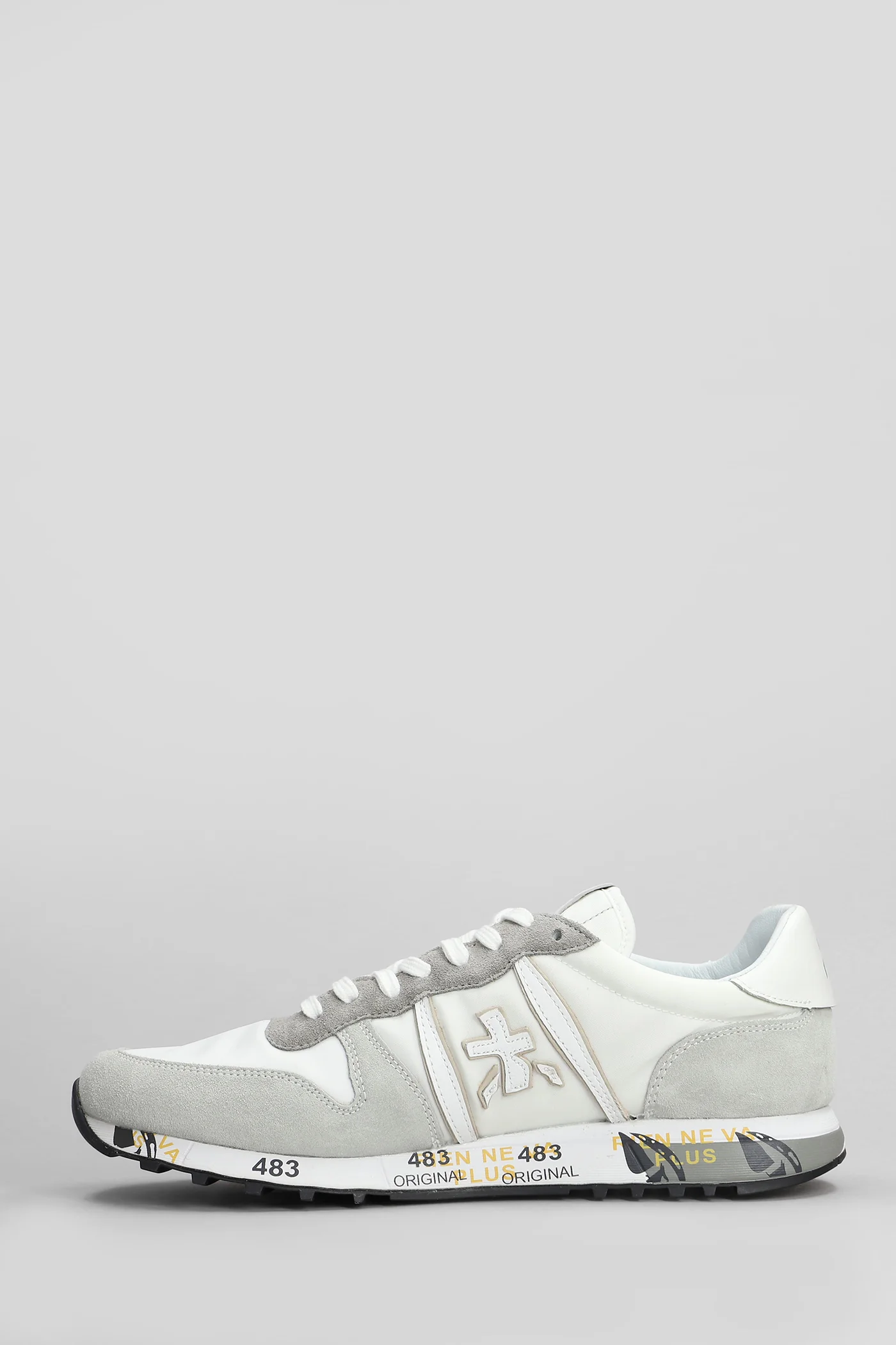 Eric Sneakers in white Suede and fabric - Image 3
