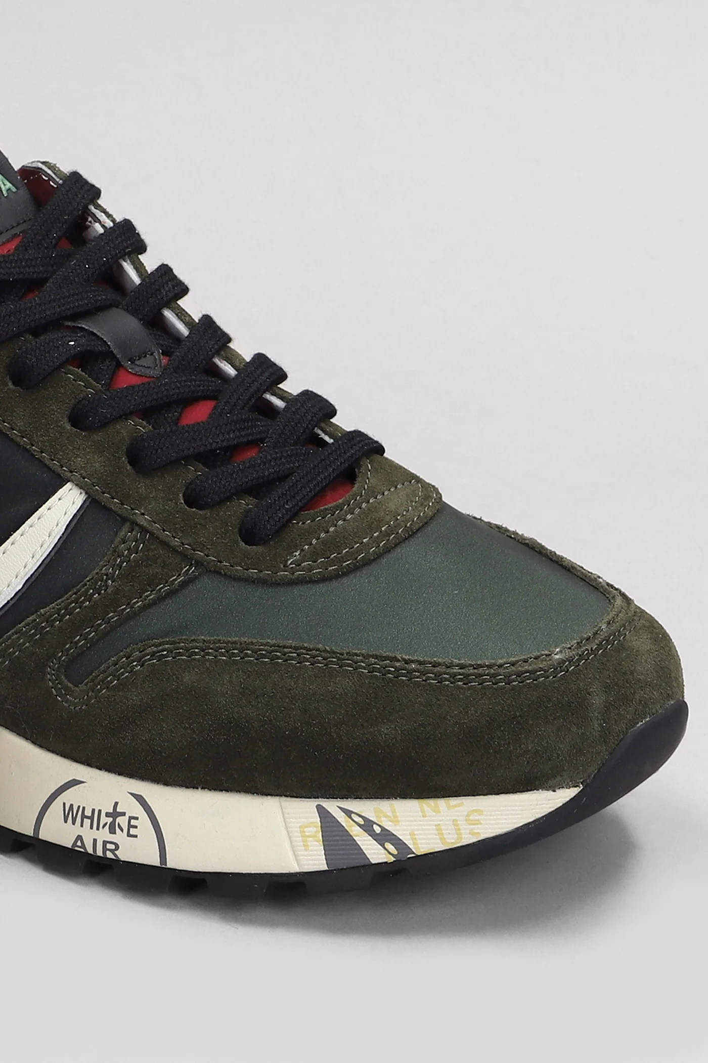 Lander Sneakers in green Suede and fabric - Image 5