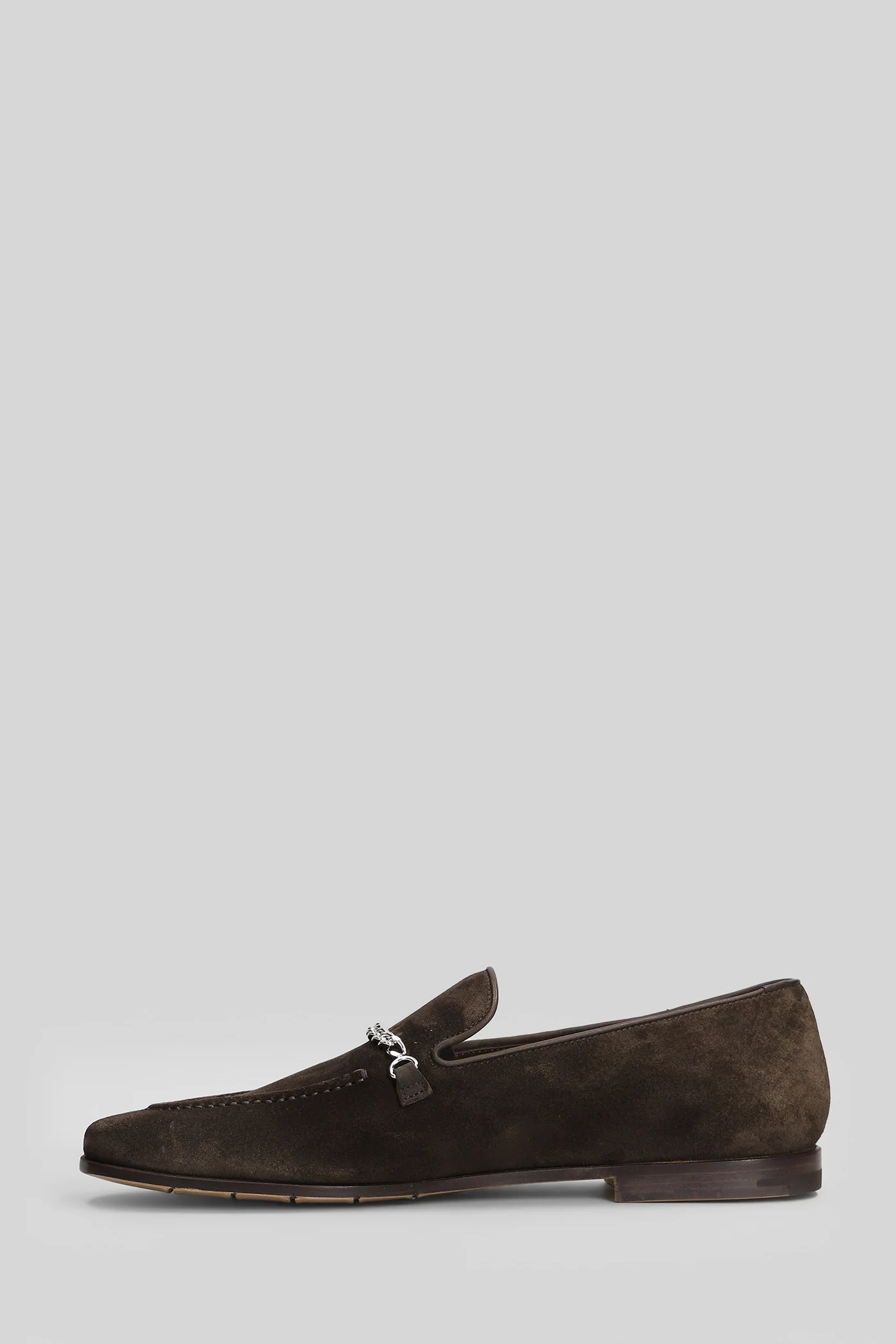 Loafers in dark brown suede - Image 3