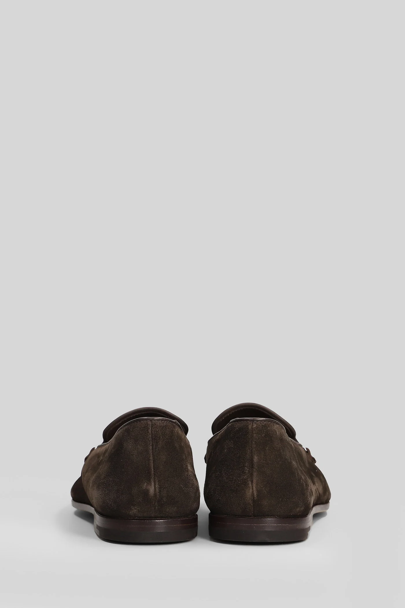 Loafers in dark brown suede - Image 4