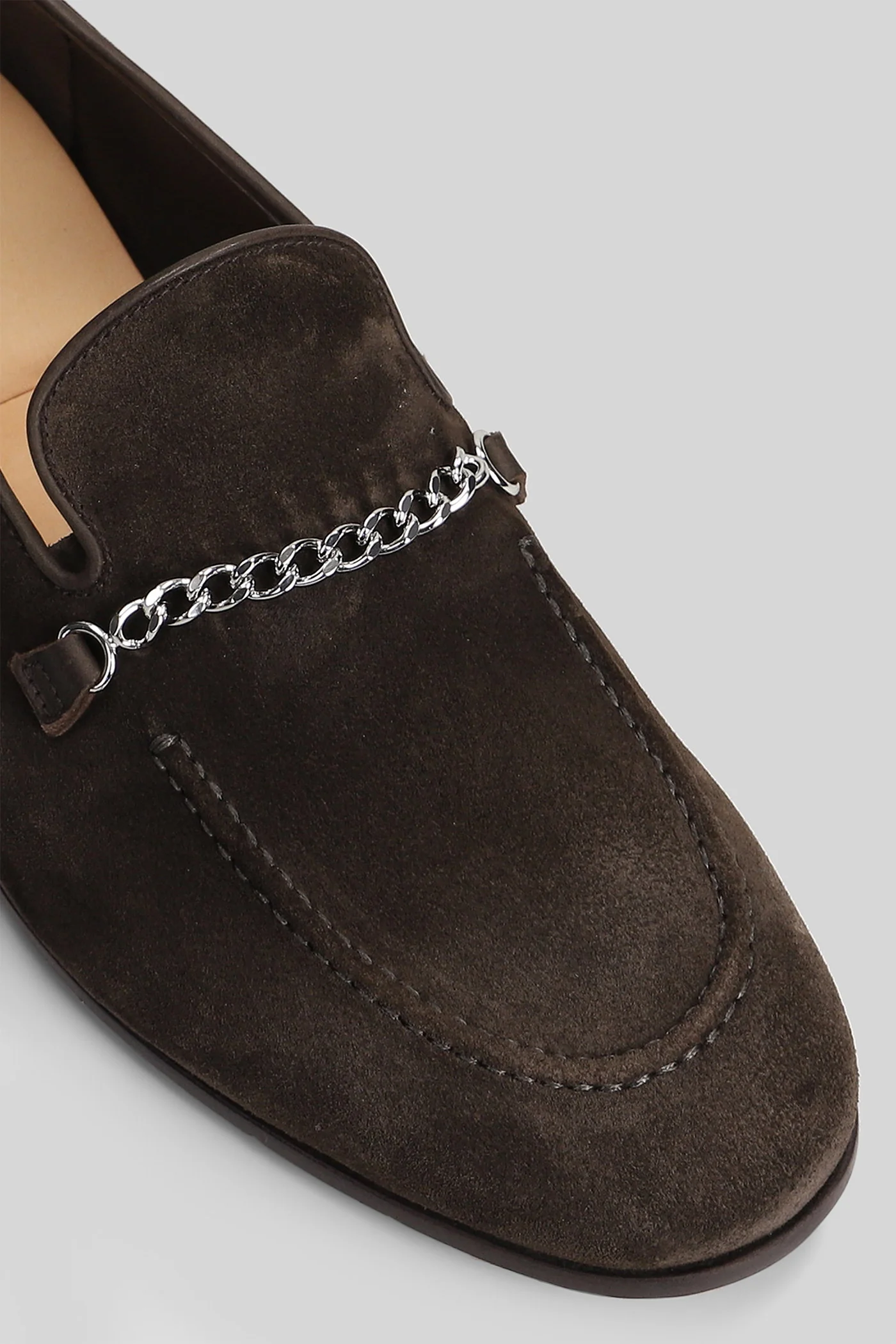 Loafers in dark brown suede - Image 5