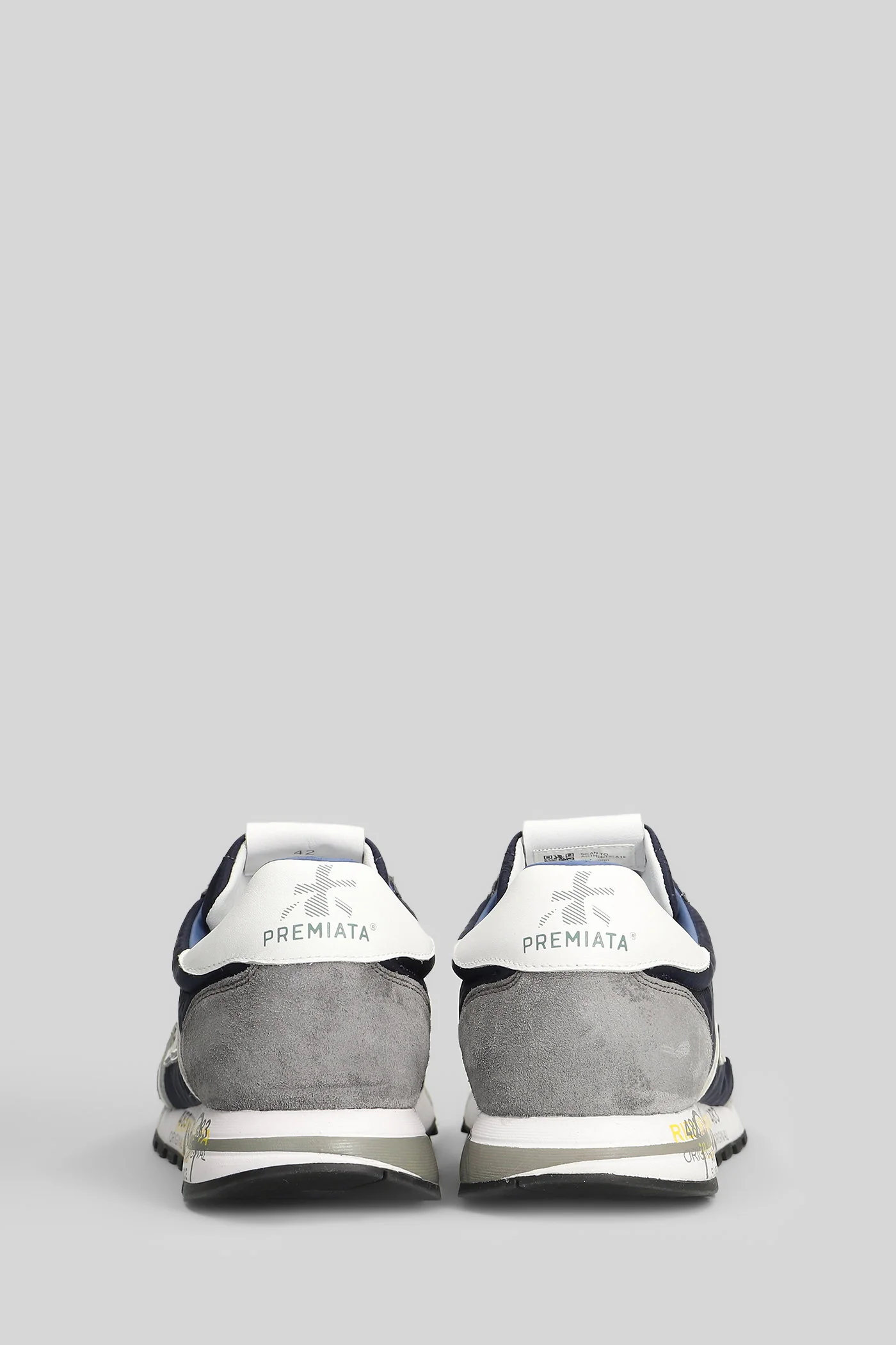 Lucy Sneakers in blue Suede and fabric - Image 4