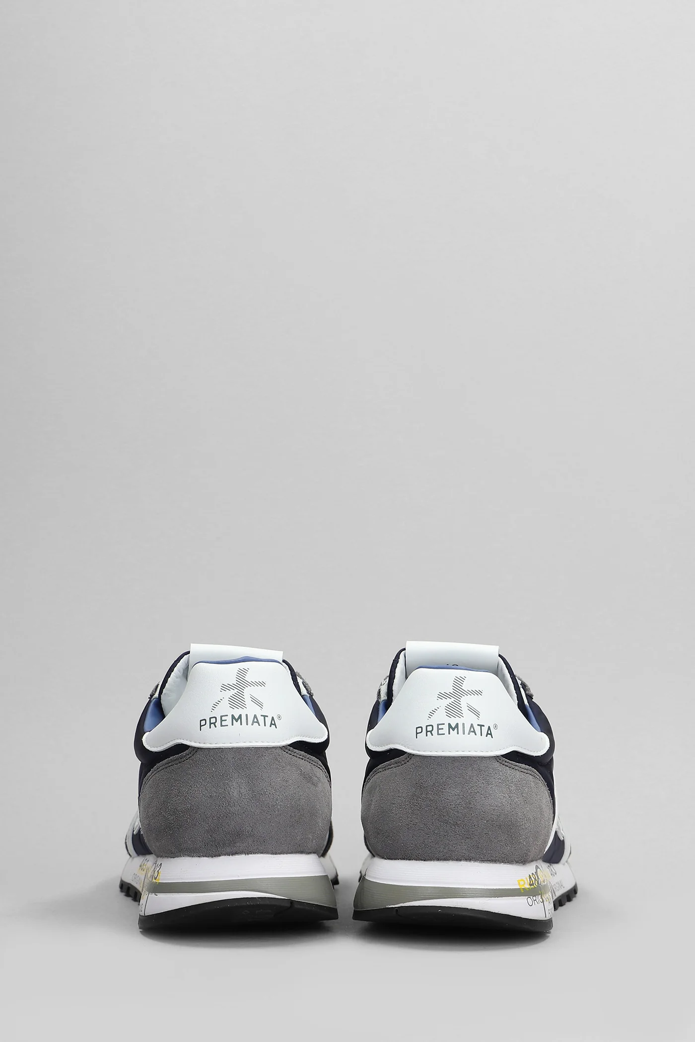 Lucy Sneakers in grey Suede and fabric - Image 4