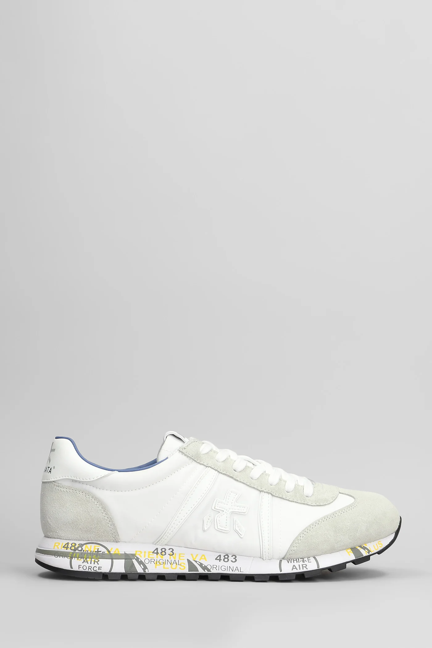 Lucy Sneakers in white Suede and fabric