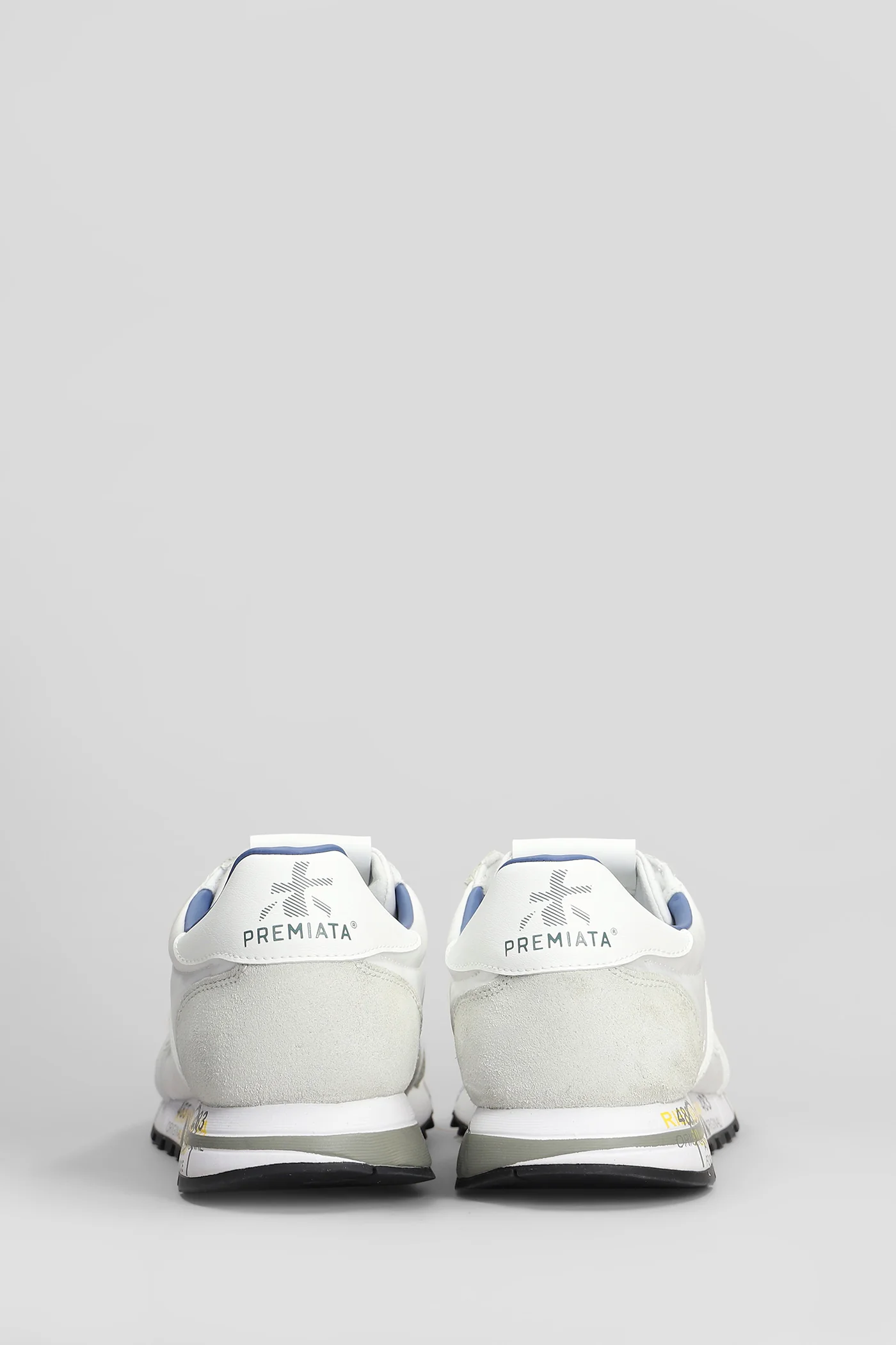 Lucy Sneakers in white Suede and fabric - Image 4
