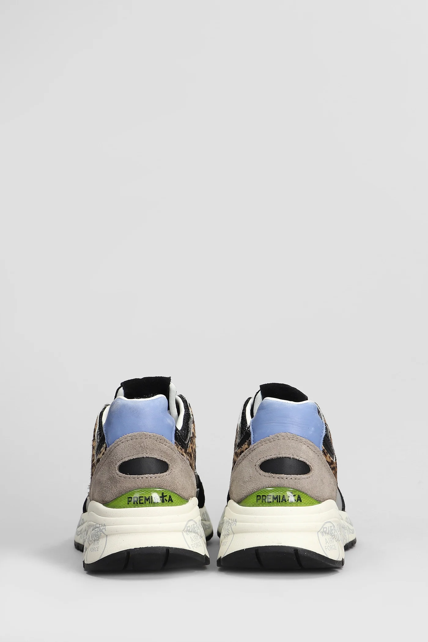 Mase Sneakers in black Suede and fabric - Image 4