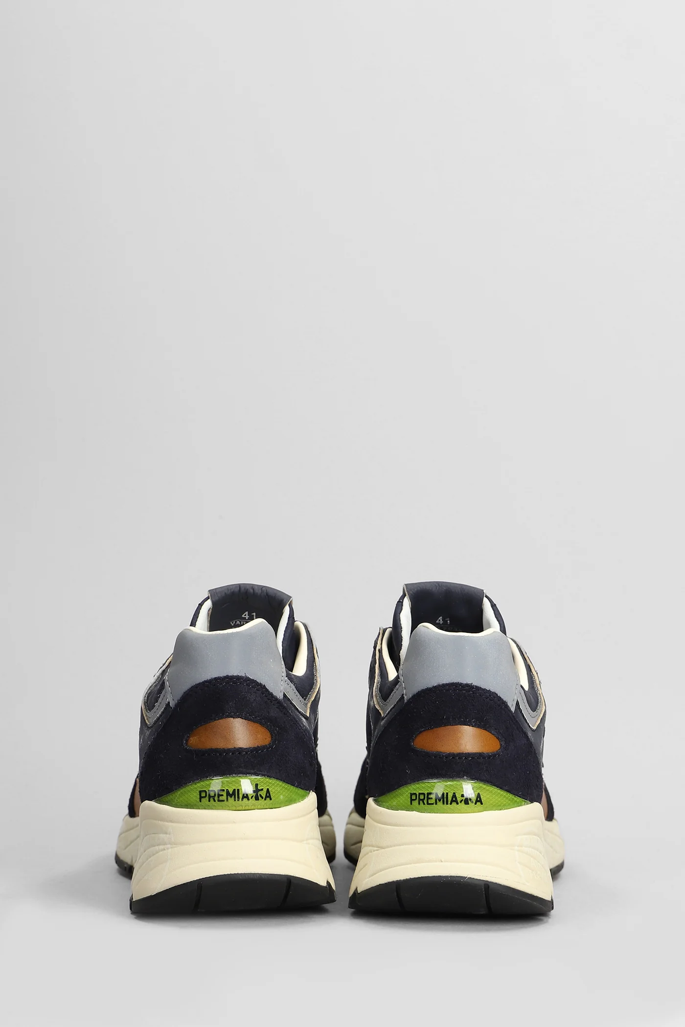 Mase Sneakers in blue Suede and fabric - Image 4