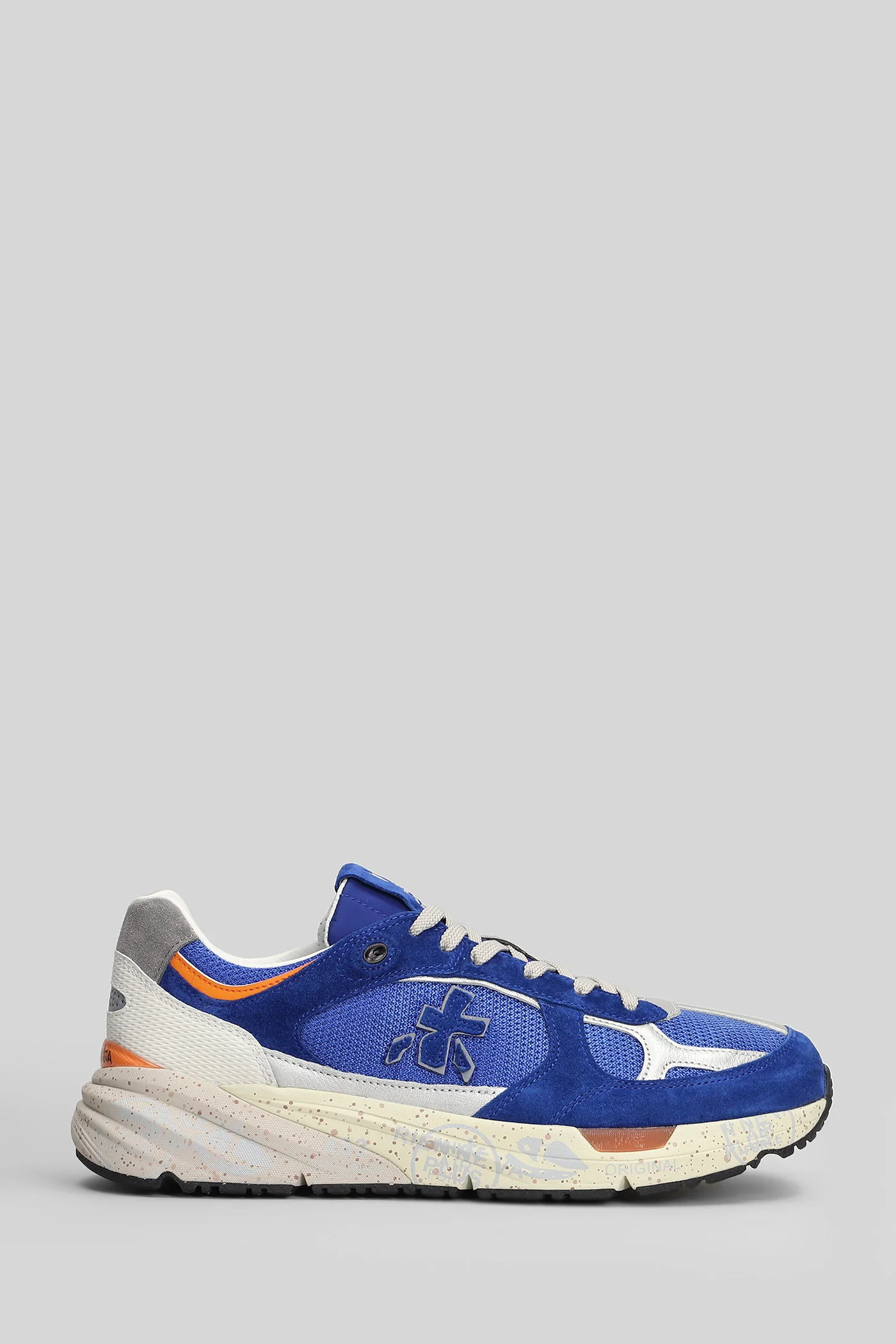 Mase Sneakers in blue Suede and fabric